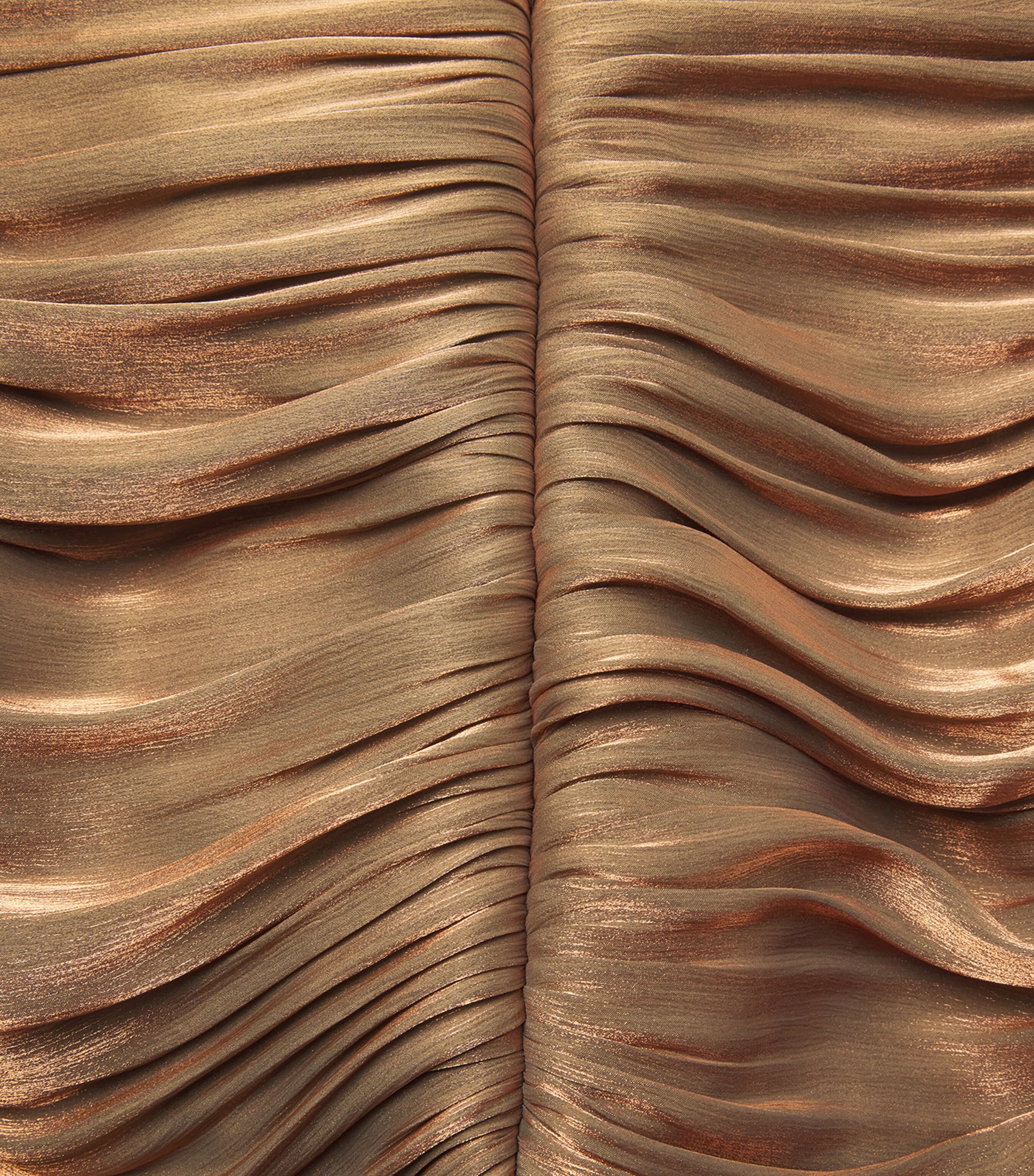 Draped Dans Le Blanc Gown BRONZE Image 5