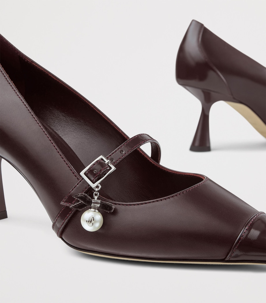 Aren 65 Leather Pumps DEEP MERLOT/DEEP MER Image 3