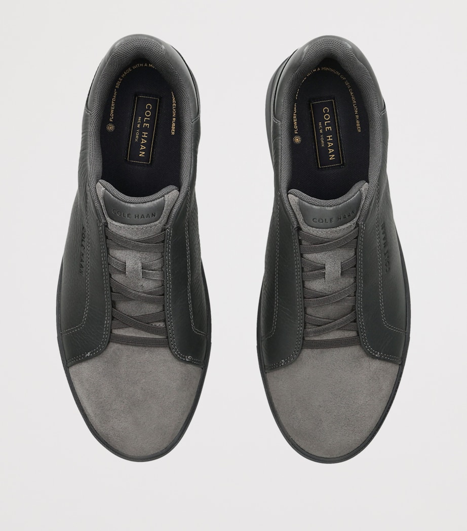 Cole Haan Leather GrandPrø Luxe Slip-On Sneakers Grey/dark Image 3