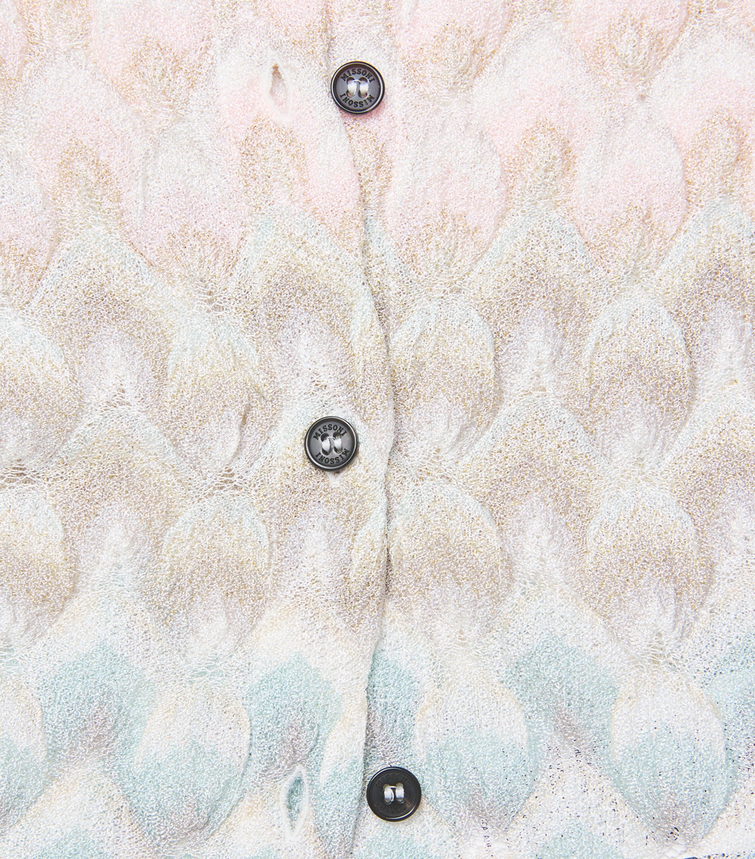 Missoni Womens Lamé Lace Motif Shirt Smsqb Multi B/p/w/y Image 6