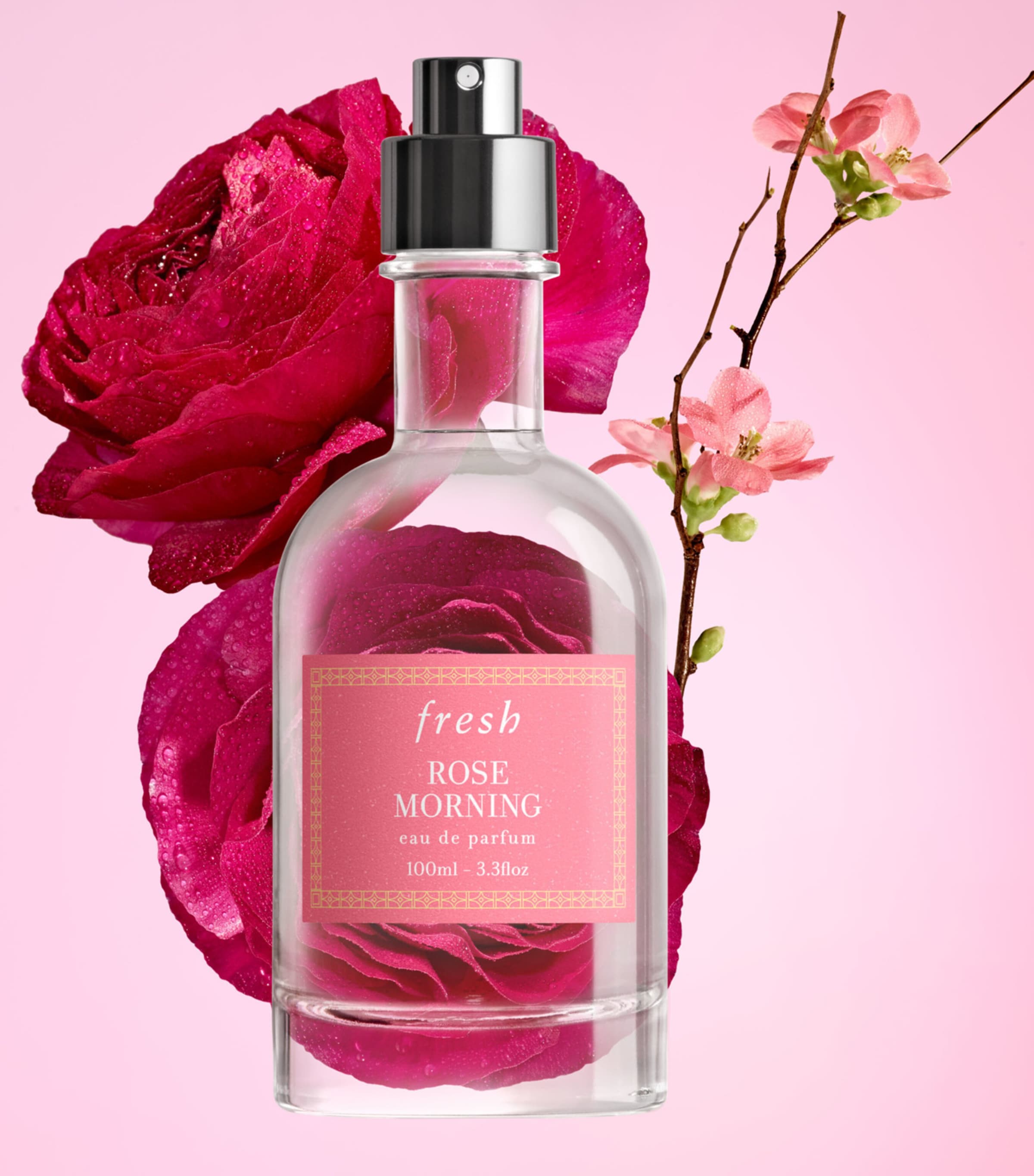 Rose Morning Eau de Parfum (100ml) NO COLOUR Image 4