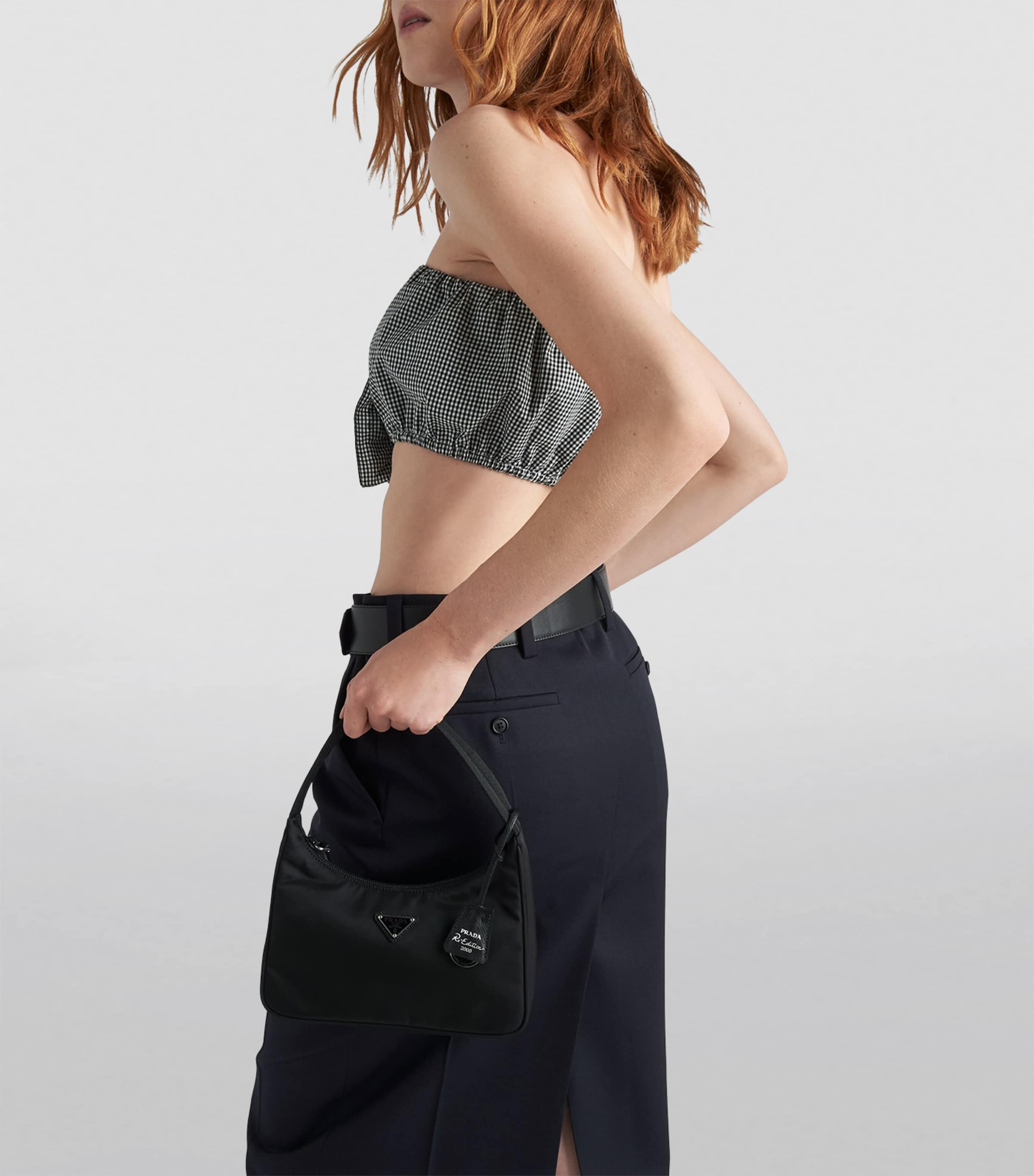 バッグ PRADA Re-Edition 2000 One shoulder bag PRADA Prada Re-Edition 2000 Shoulder Bag Nylon Black Unisex