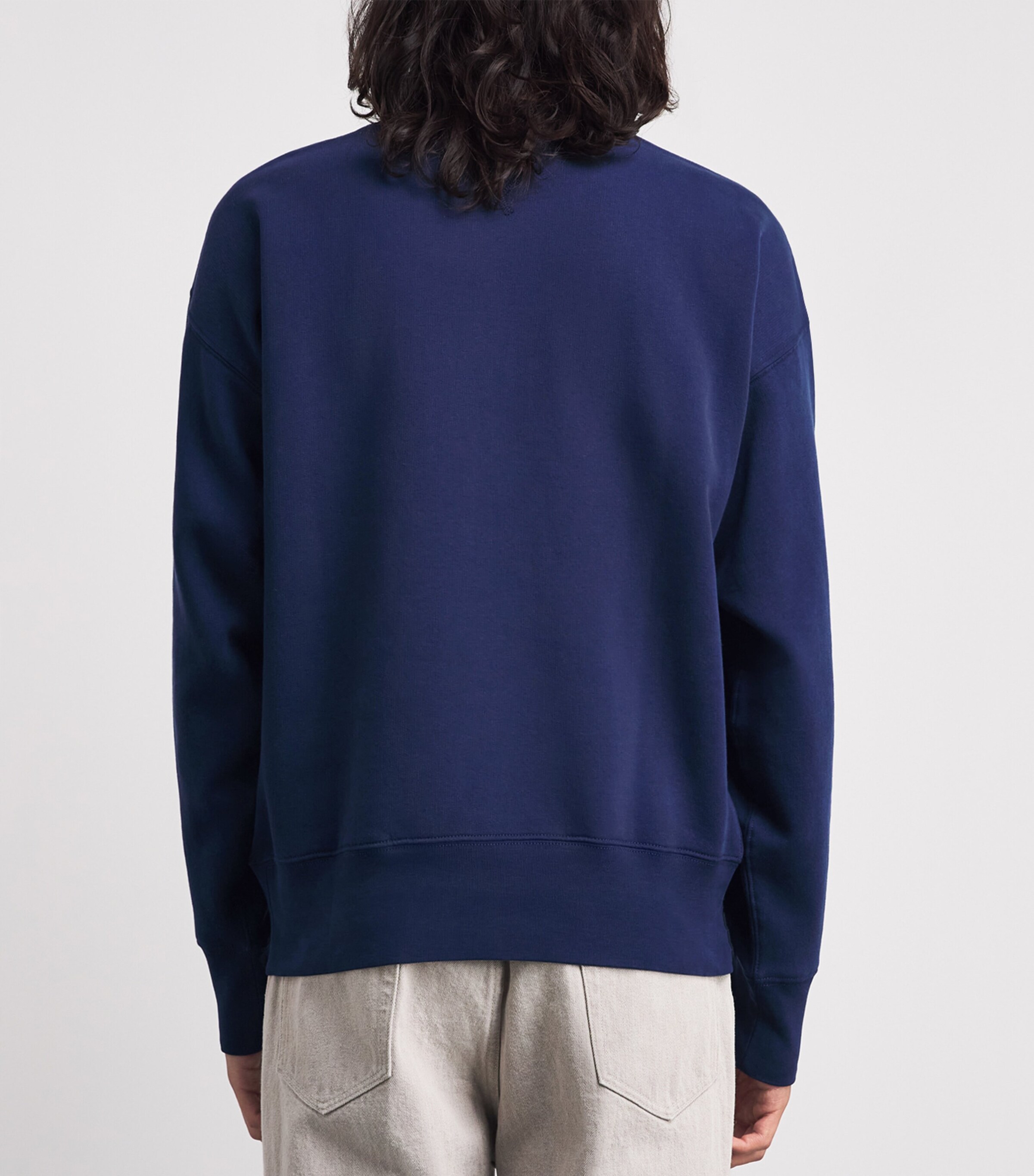 Polo Ralph Lauren Mens Cotton Newport Sweatshirt Newport Navy Image 5