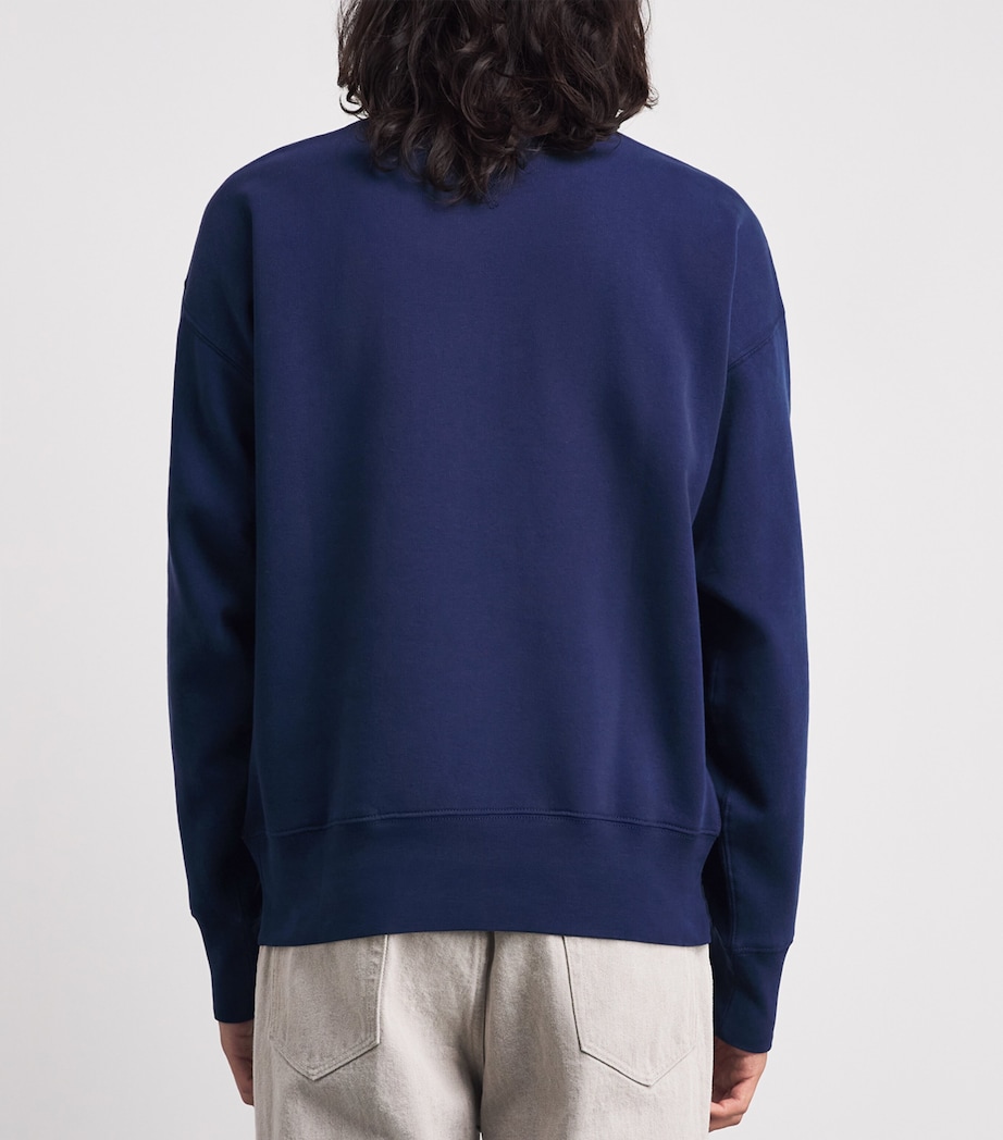 Polo Ralph Lauren Mens Cotton Newport Sweatshirt Newport Navy Image 5