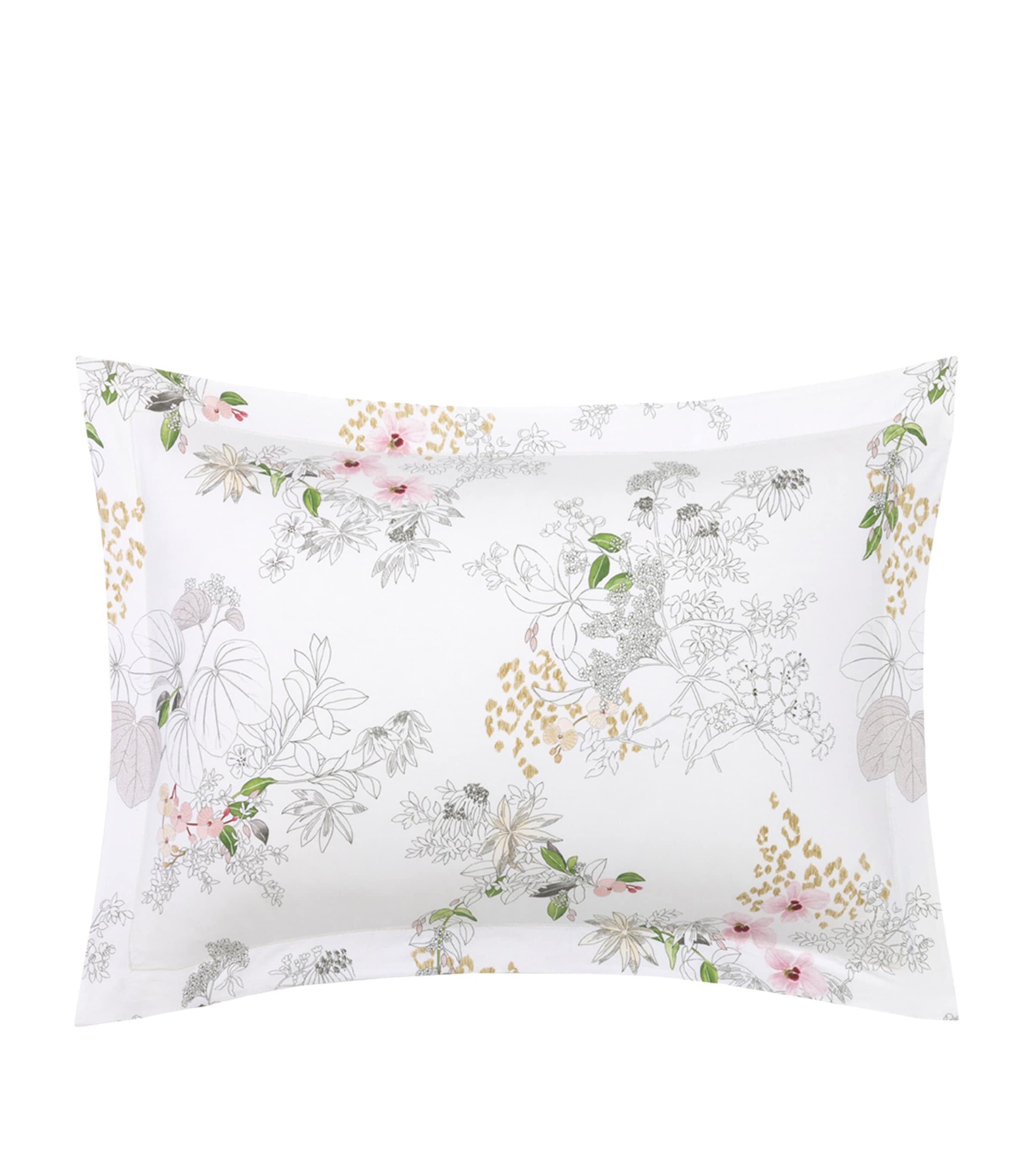 Floral Orchidee Standard Oxford Pillowcase (50cm x 75cm) MULTICOLOURED Image 1