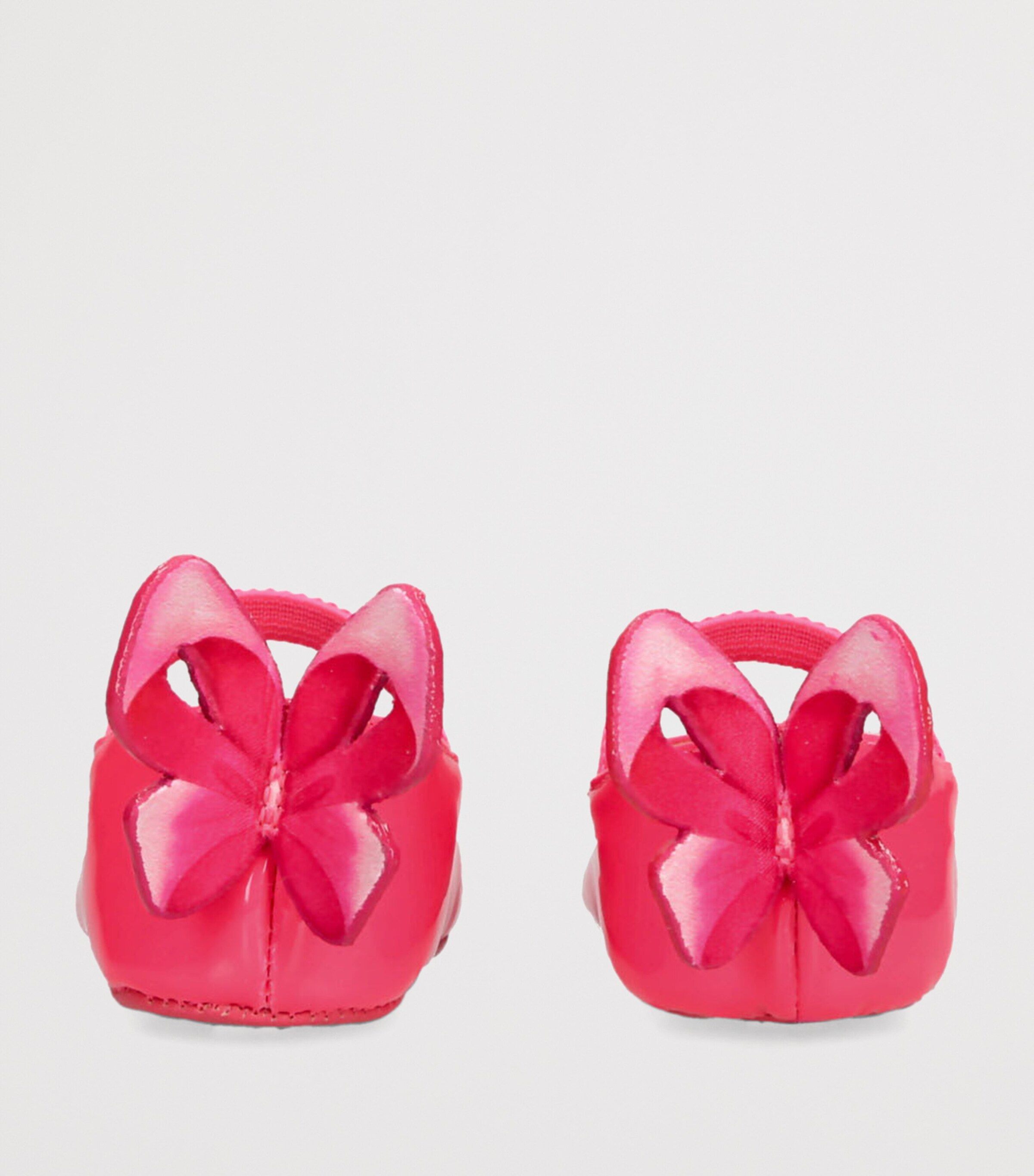 Leather Mademoiselle Baby Flats FUCHSIA Image 2