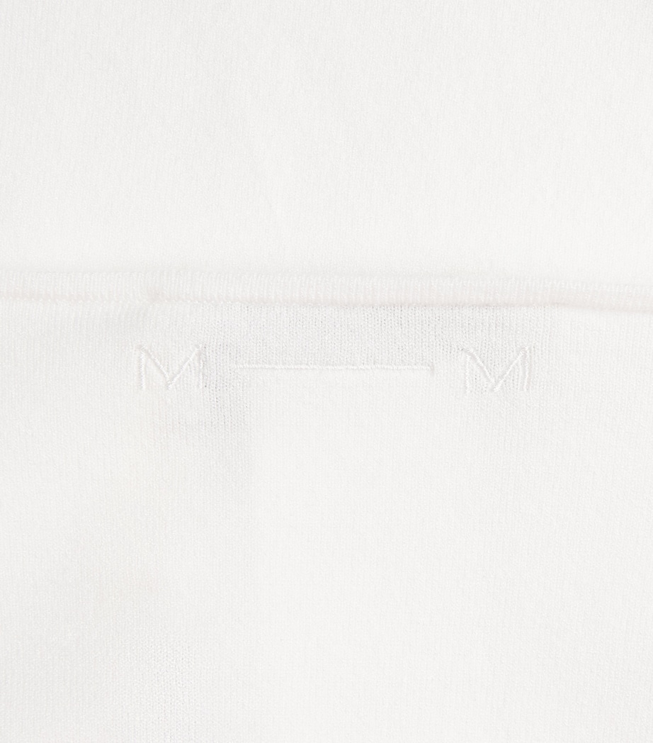 MM Womens Crew-Neck Sweater White Image 2