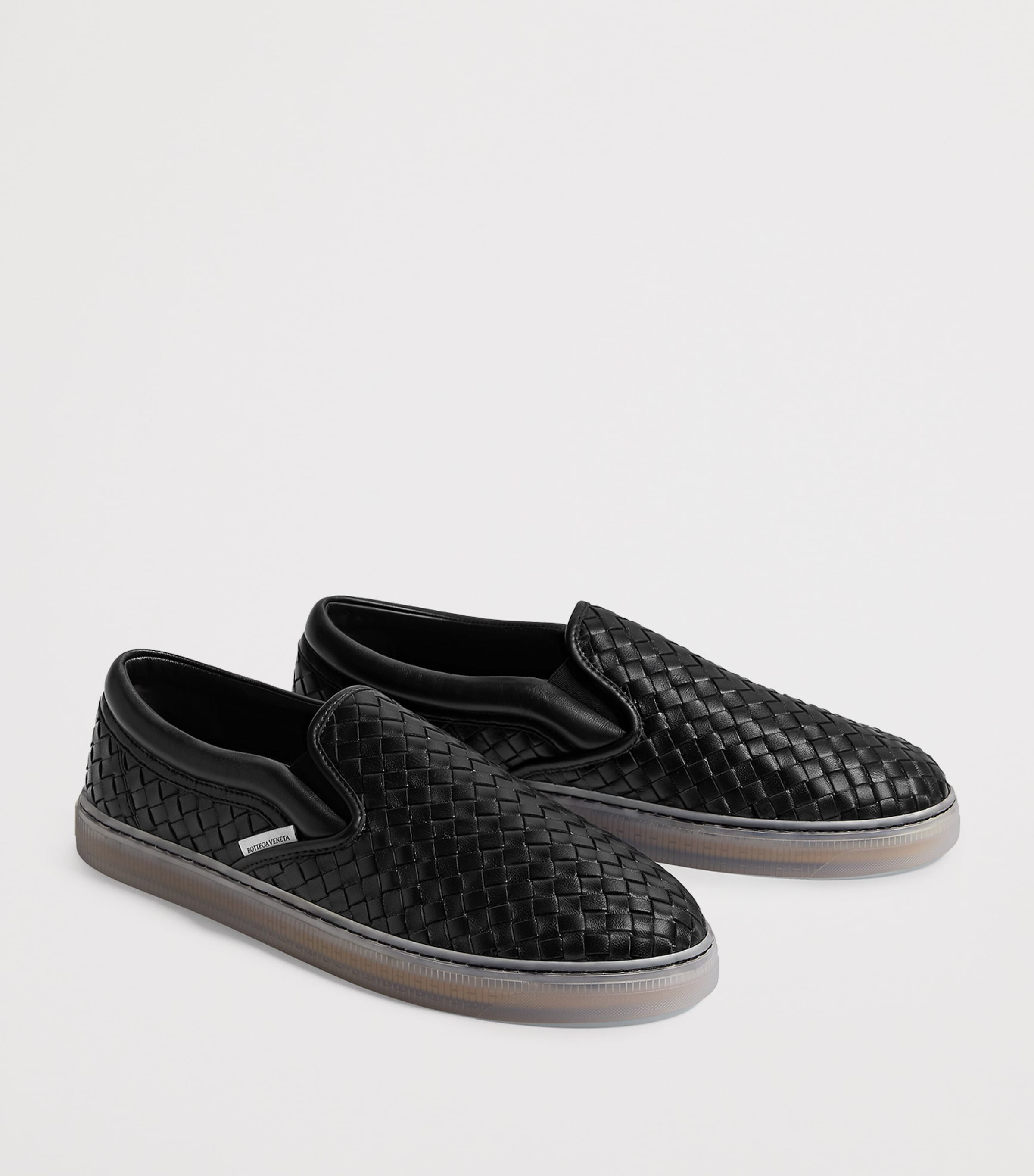 Bottega Veneta Leather Serena Slip-On Sneakers Image 3