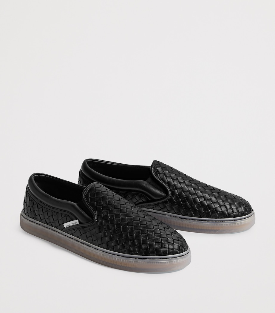 Bottega Veneta Leather Serena Slip-On Sneakers Image 3