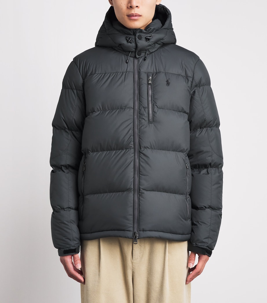 Polo Ralph Lauren Mens Down-Padded Gorham Jacket Charcoal Grey Image 4