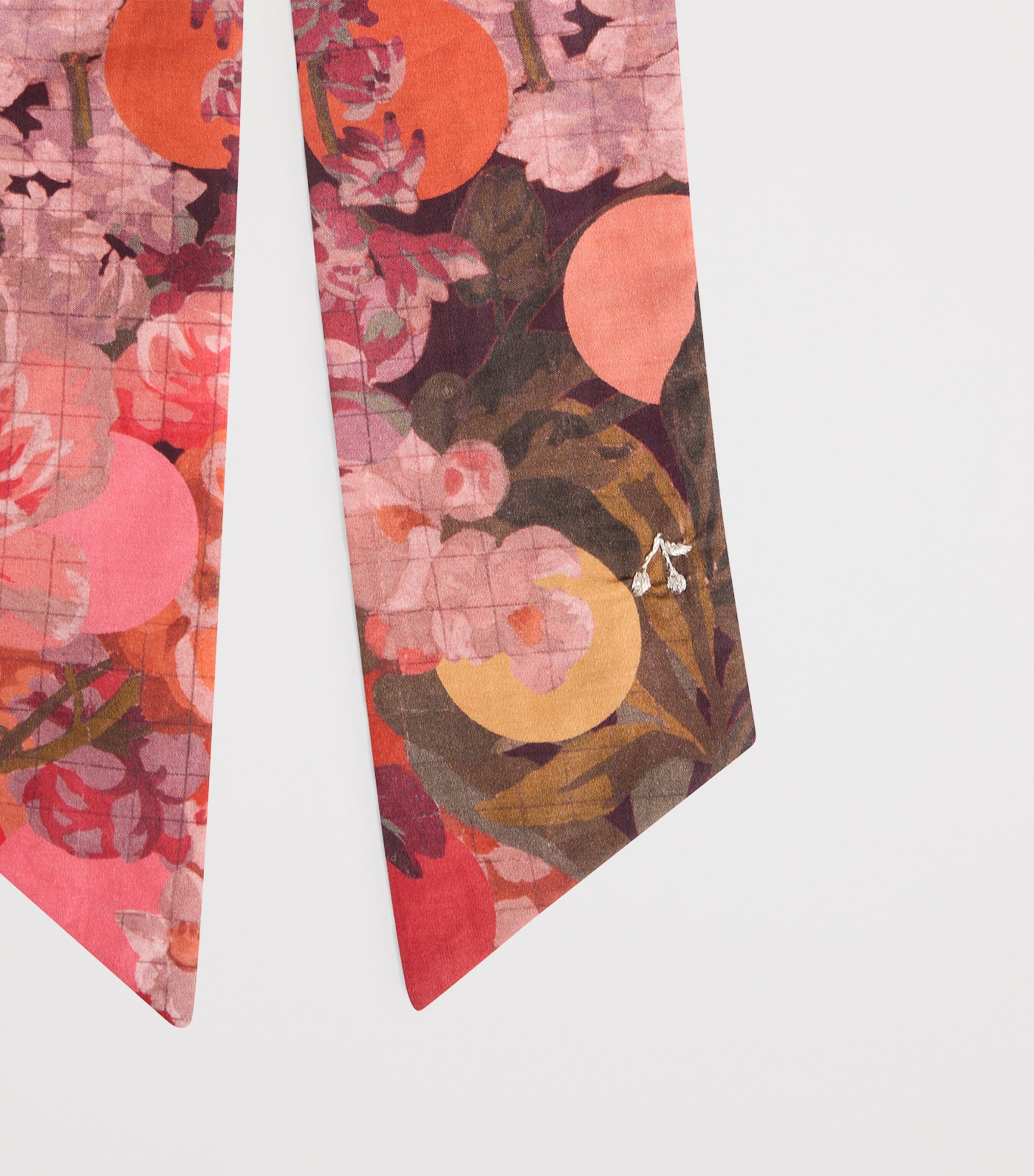 Printed Bow Hair Clip FL FRAMBOISE Image 3