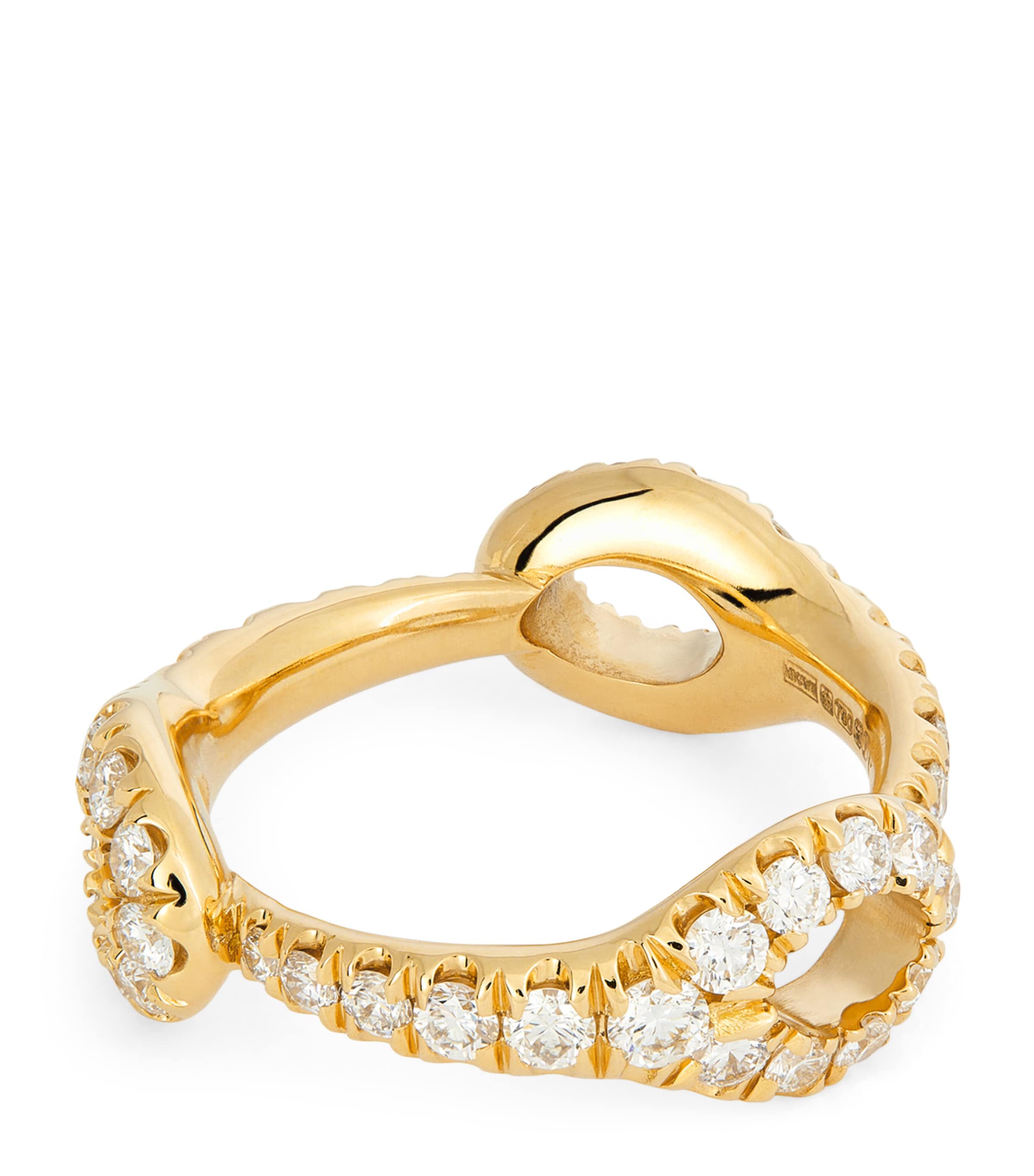 Melissa Kaye Yellow Gold And Diamond Medium Lola Needle Ring