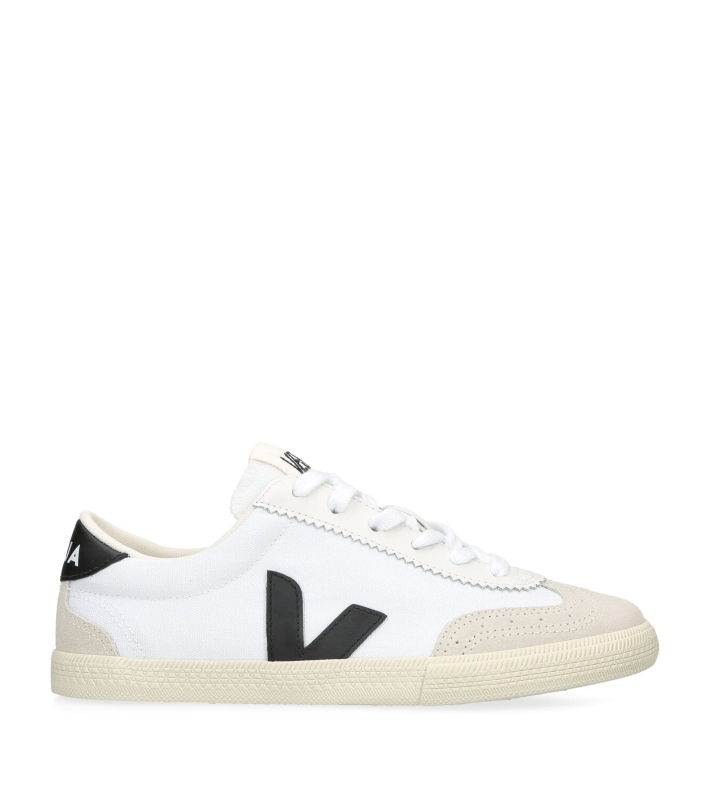 Shop Veja Canvas Volley Sneakers In White