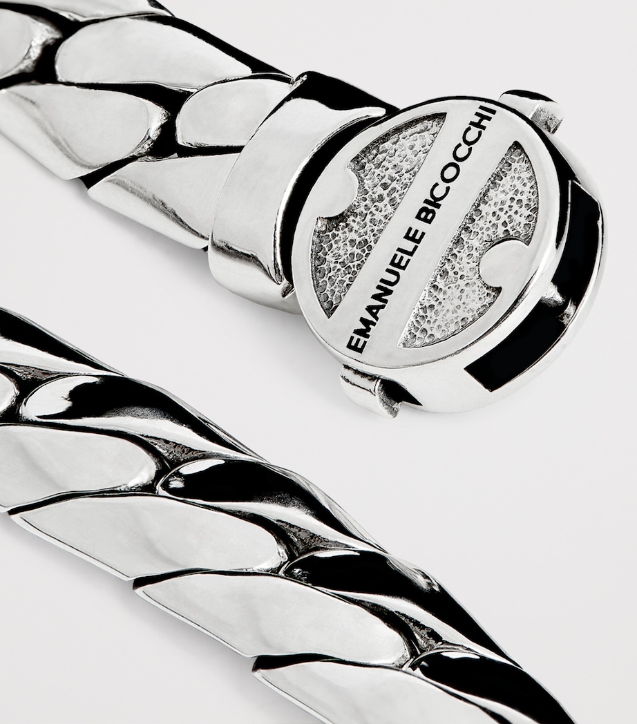 Sterling Silver Herringbone Chain Bracelet SILVER Image 4