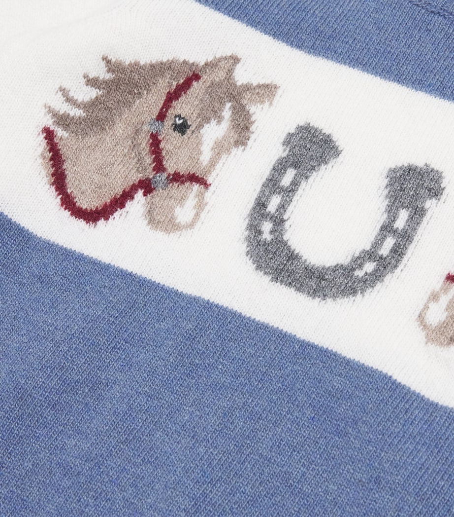 Horse Sweater (3-24 Months) A6 DENIM Image 4