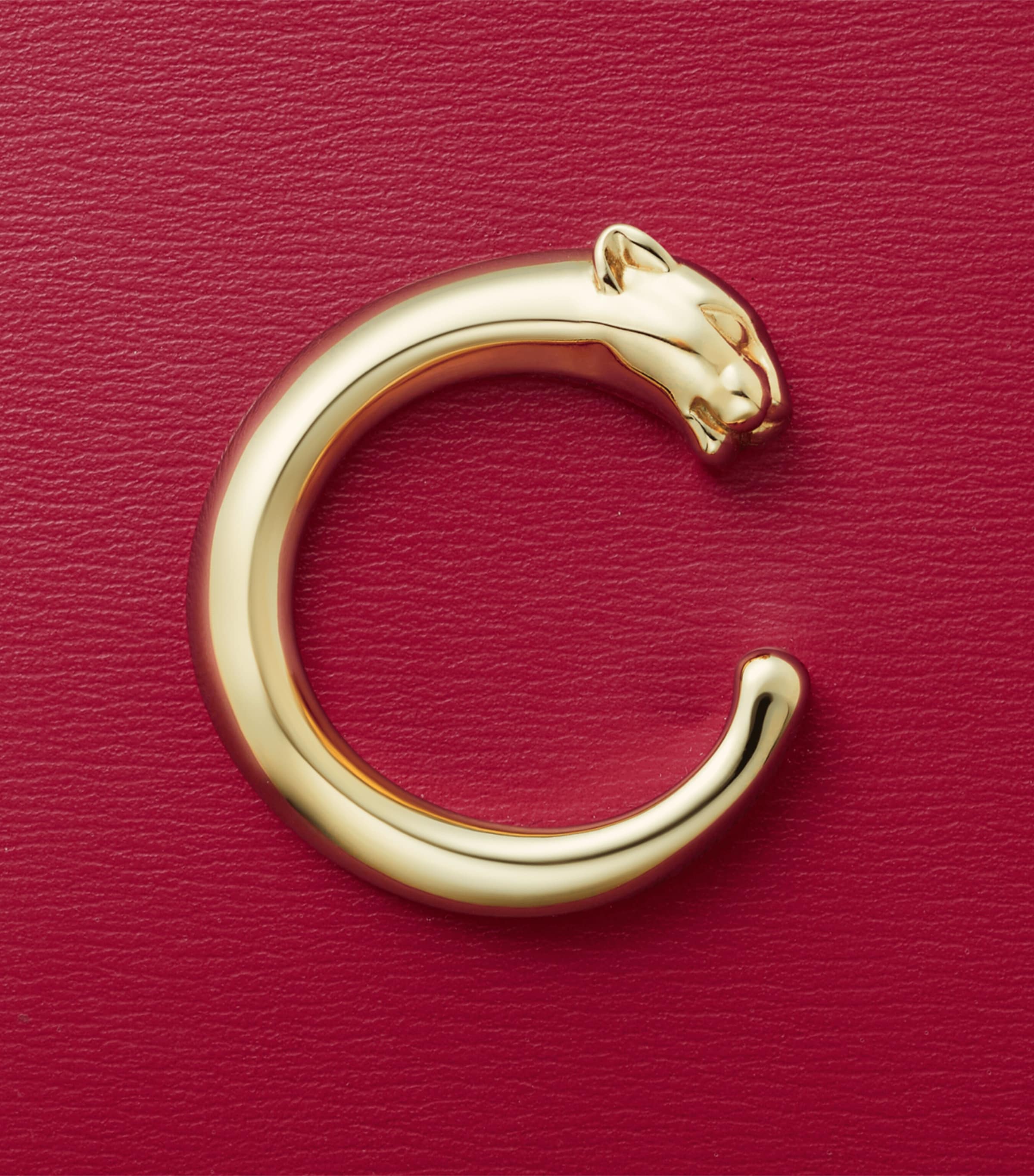 Panthère de Cartier Simple Card Holder RED Image 4