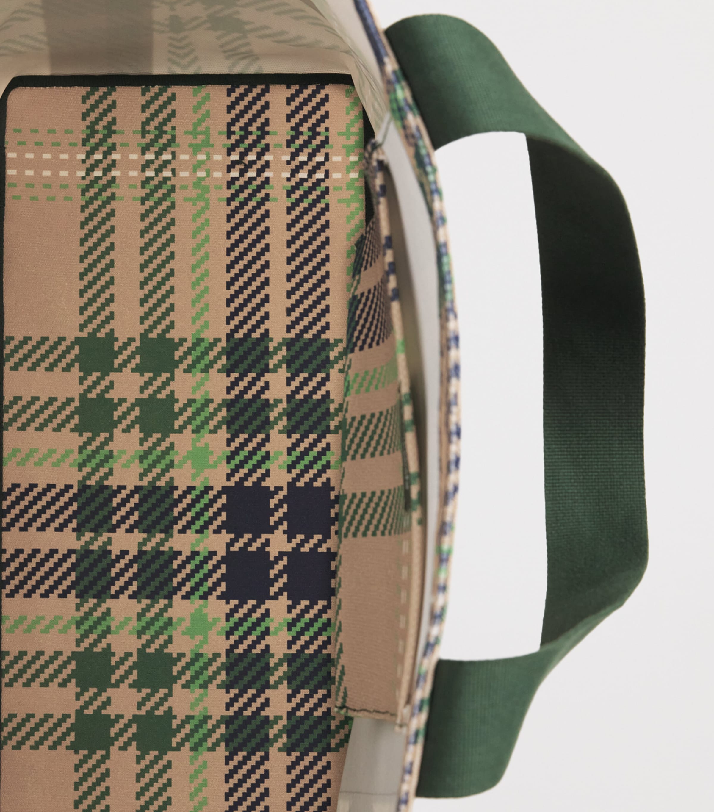 Harrods Large Tartan Check Tote Bag Image 5