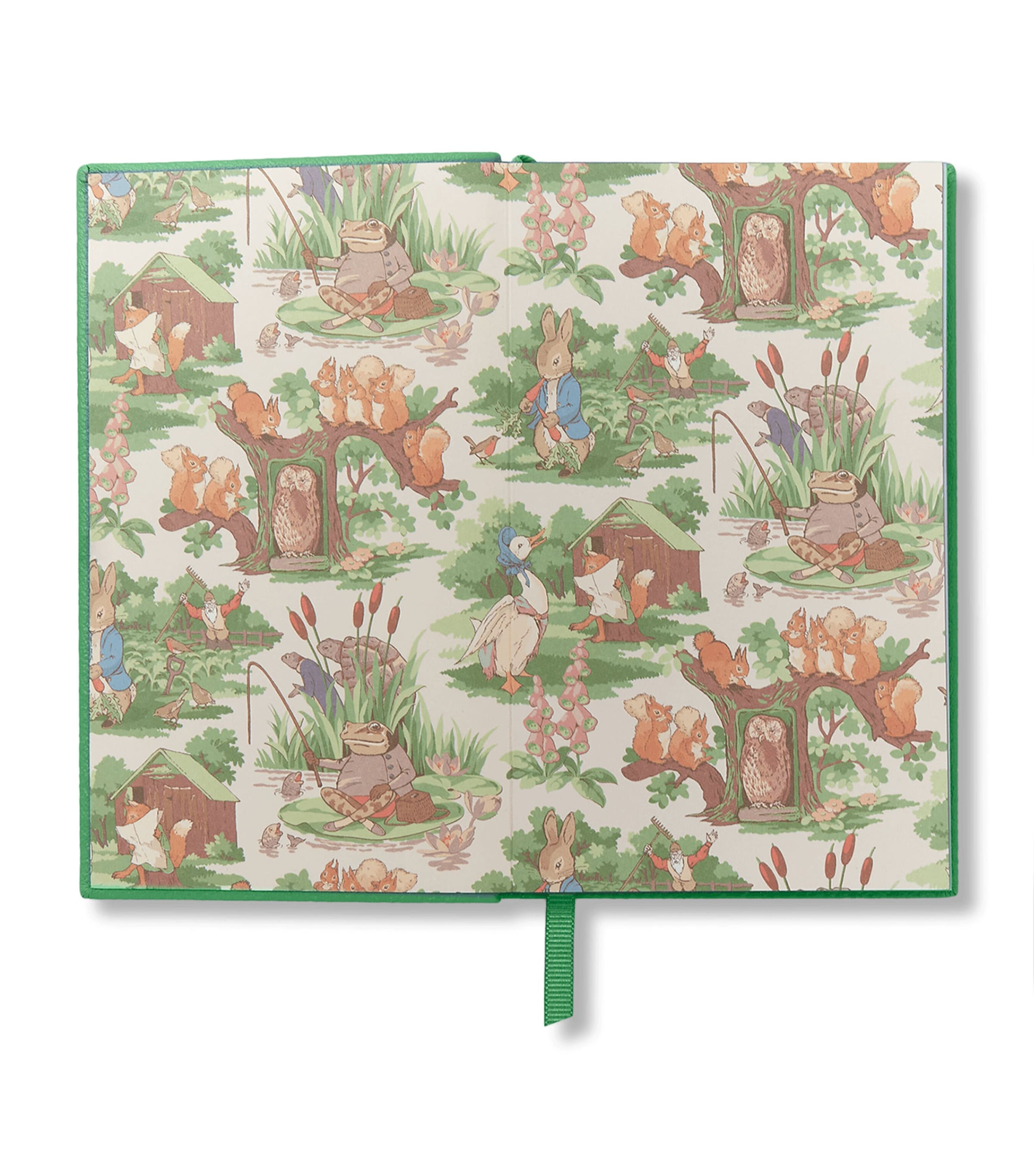 Smythson x Peter Rabbit Panama Leather Notebook Sherbet Image 2