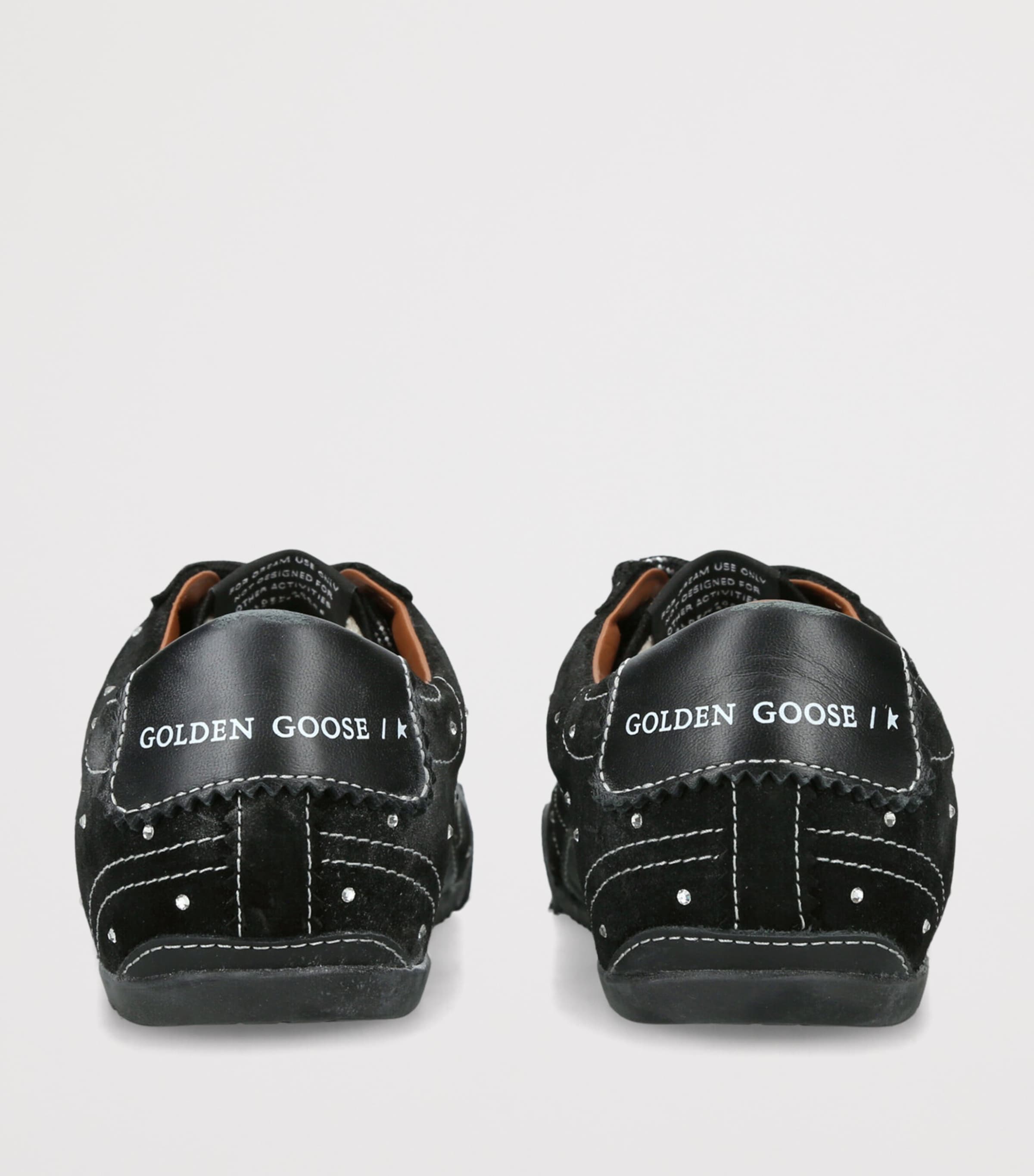 Suede Embellished True Star Sneakers BLACK Image 2