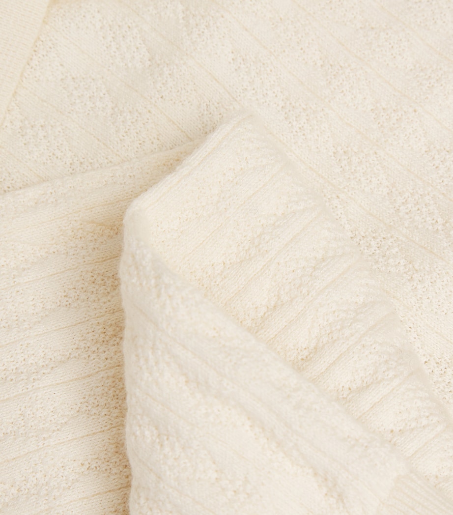 Cotton-Cashmere Oban Polo Sweater ECRU Image 5