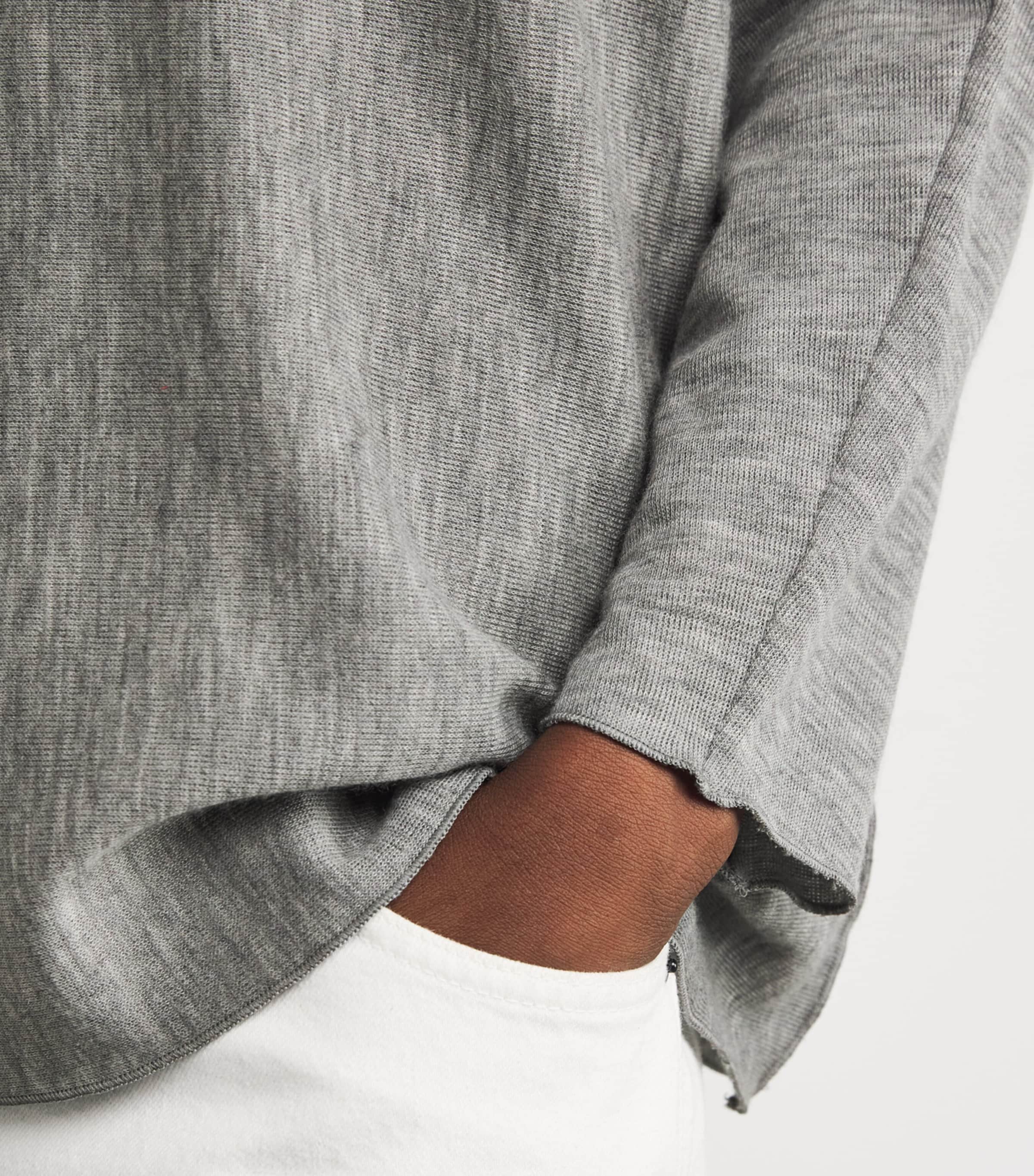 Semir Cashmere Oversized Sweater GREY MELANGE Image 5