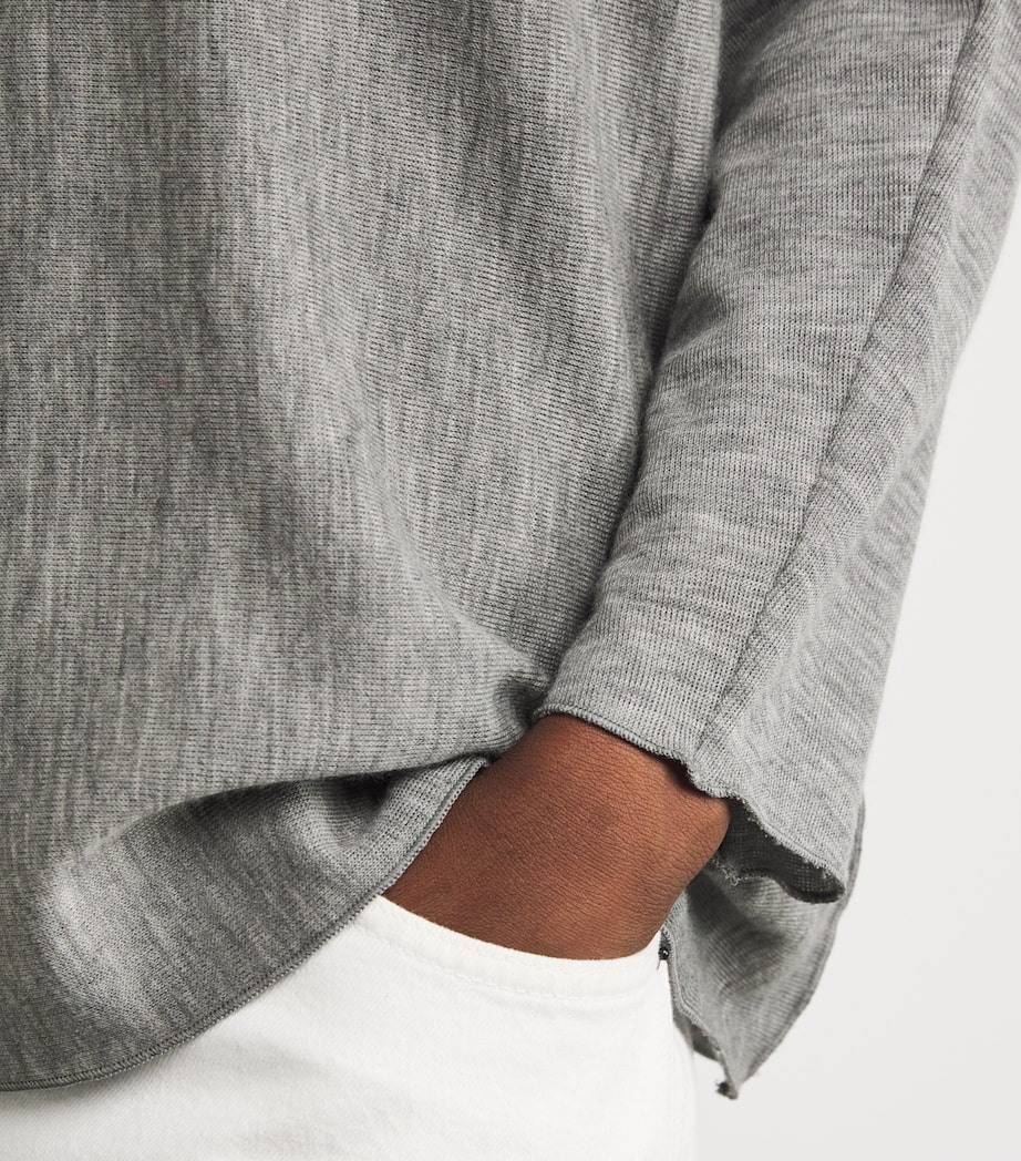 Semir Cashmere Oversized Sweater GREY MELANGE Image 5