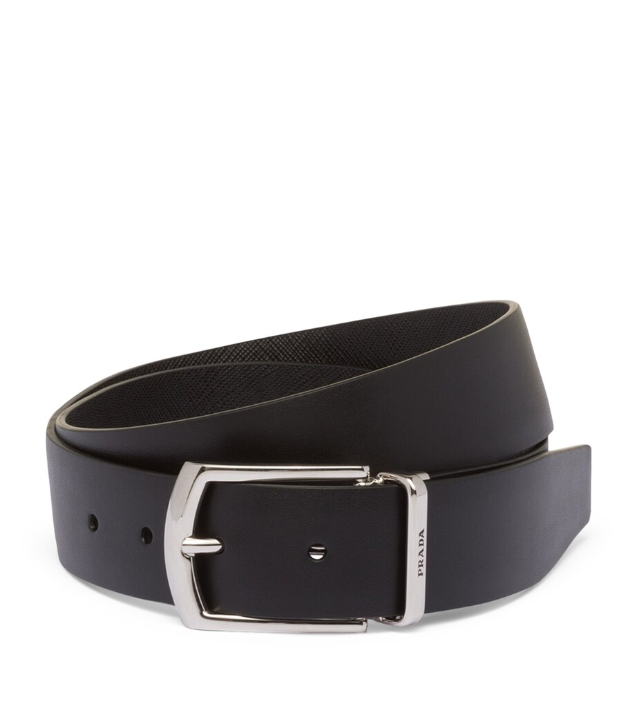 Prada Leather Reversible Belt Image 1
