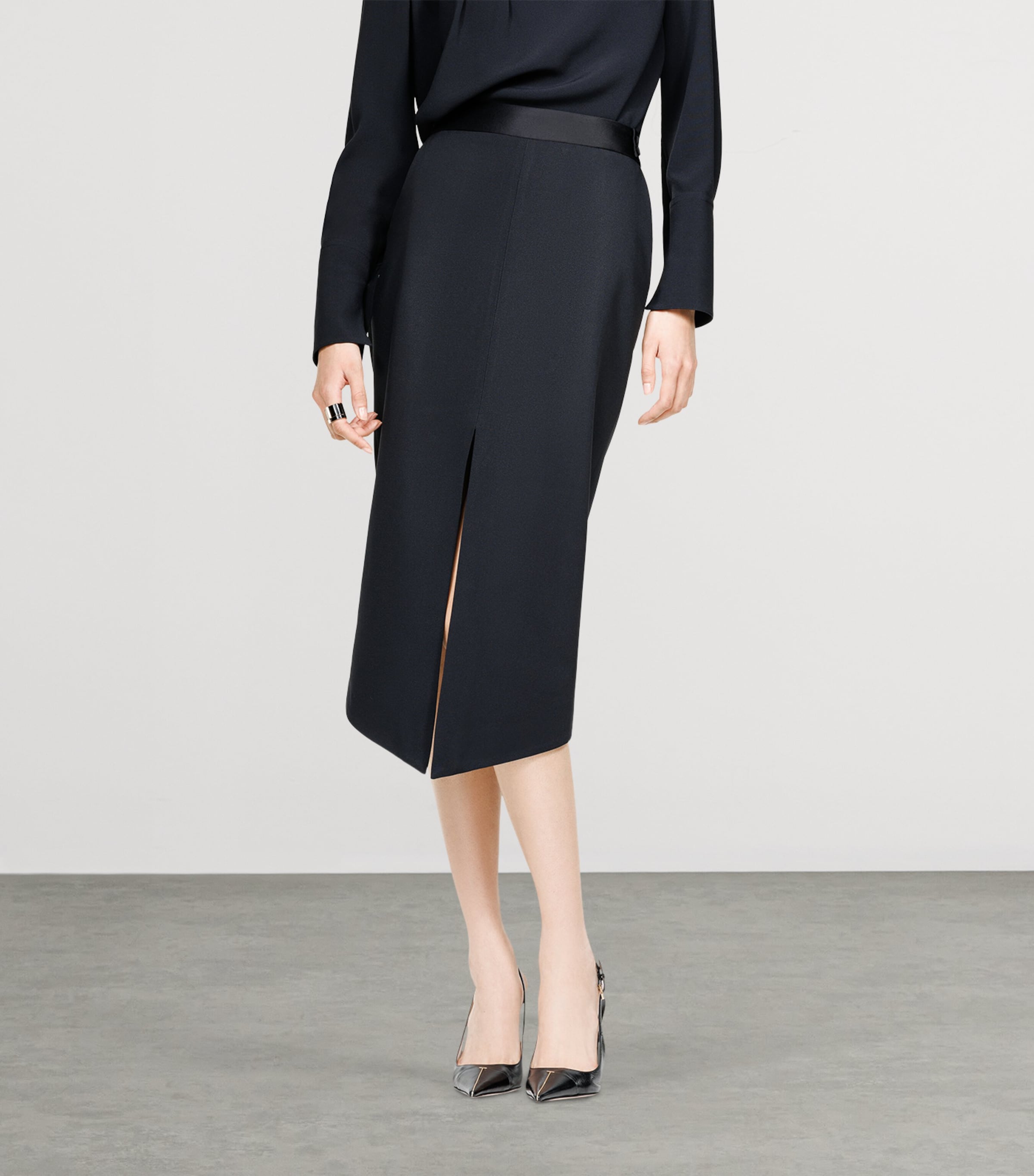 TOM FORD Womens Tuxedo Pencil Skirt Naa Image 3