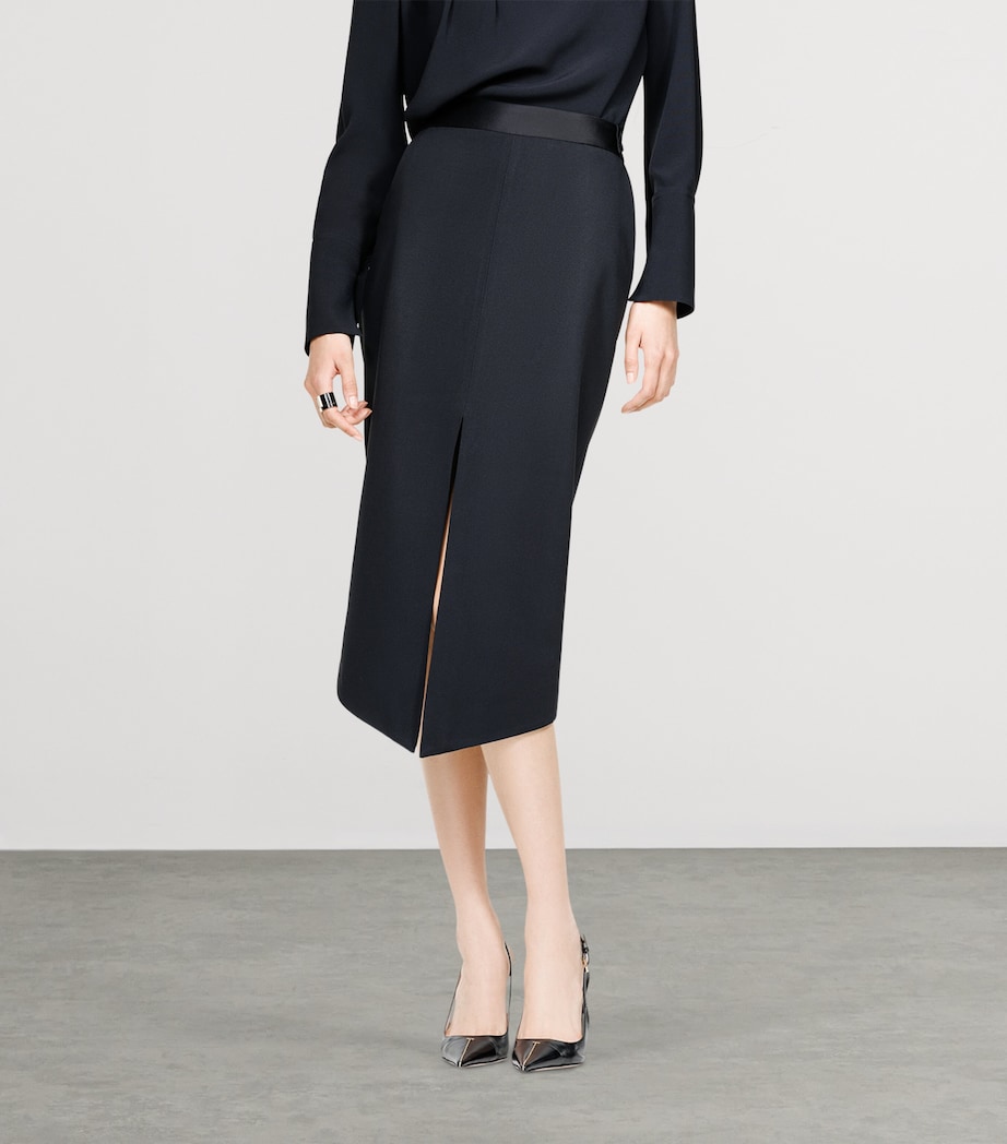 TOM FORD Womens Tuxedo Pencil Skirt Naa Image 3