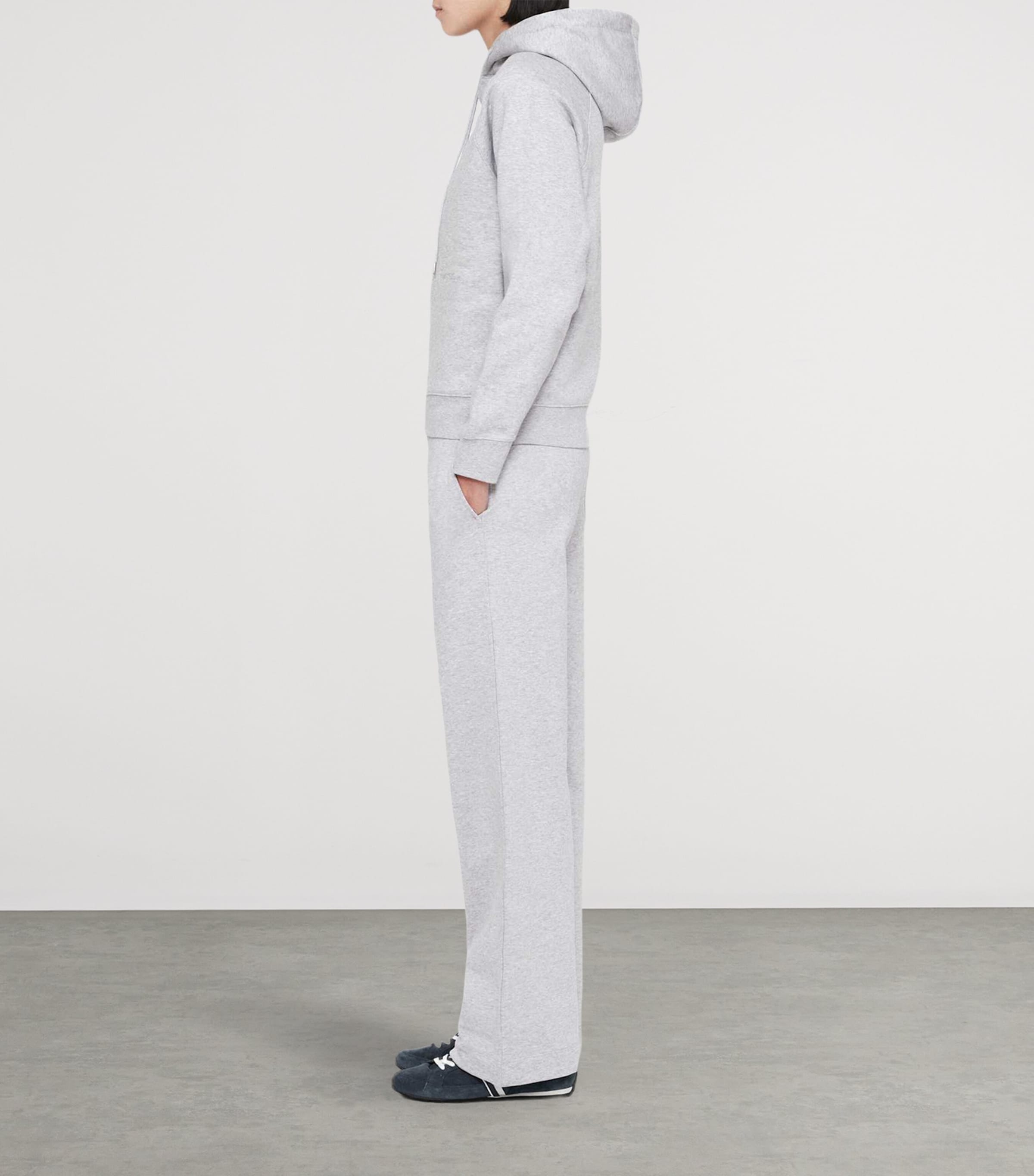 AllSaints Womens Lily Sweatpants Grey Marl Image 8