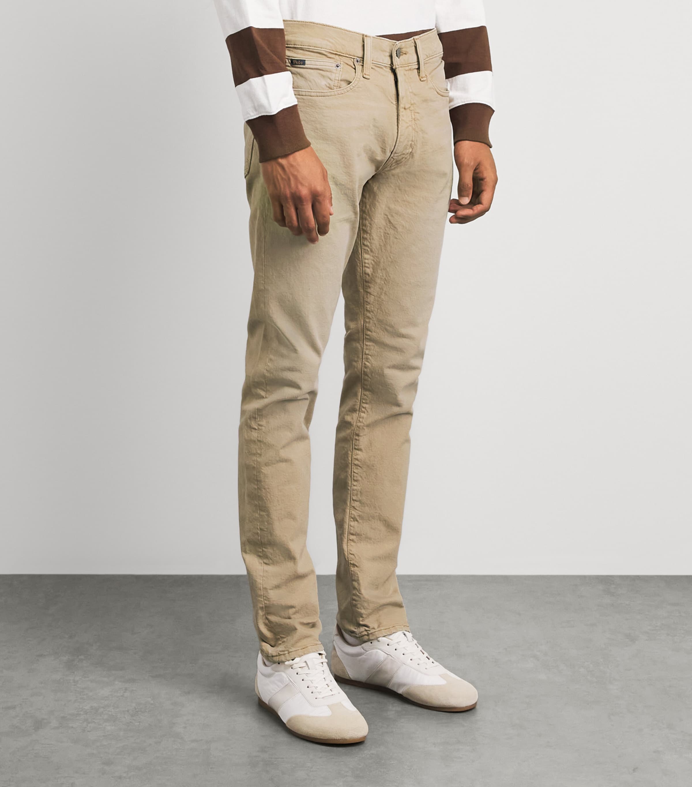 Polo Ralph Lauren Mens The Sullivan Slim Jeans Hdn Khaki Hill Image 4