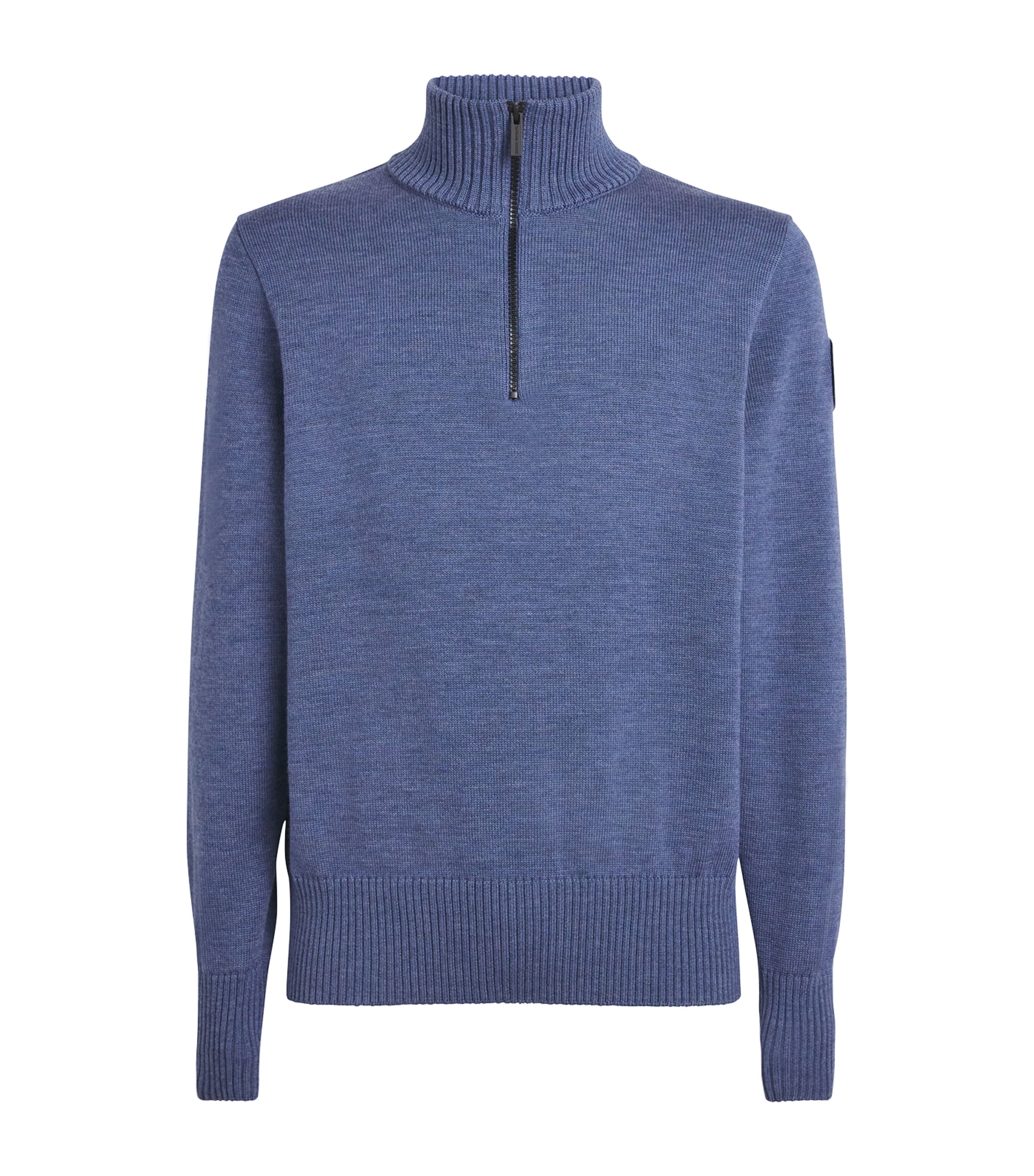 Rosseau Quarter-Zip Sweater OZONE BLUE HTHR 9300 Image 1