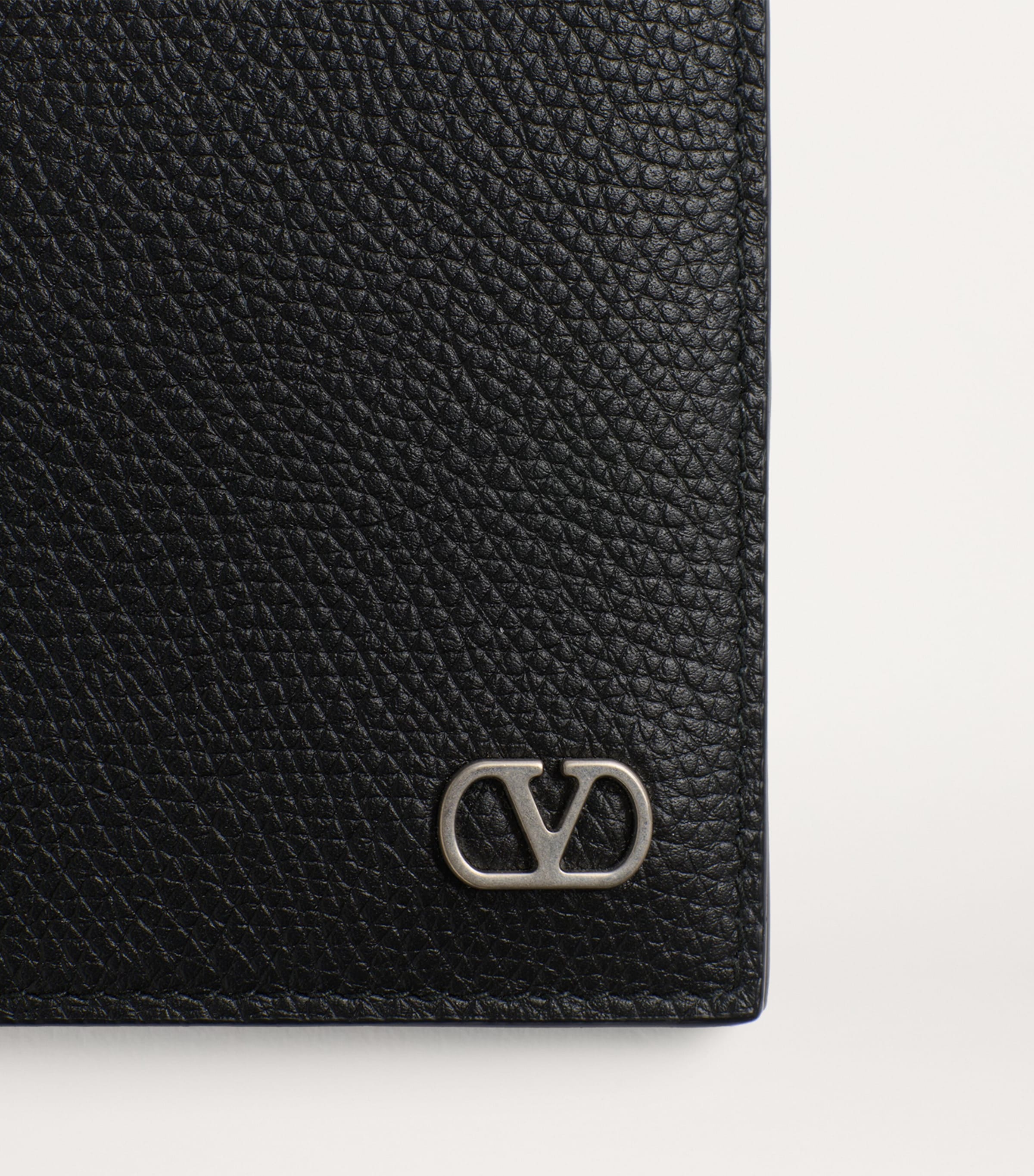 Leather VLogo Signature Wallet 0NO Image 5