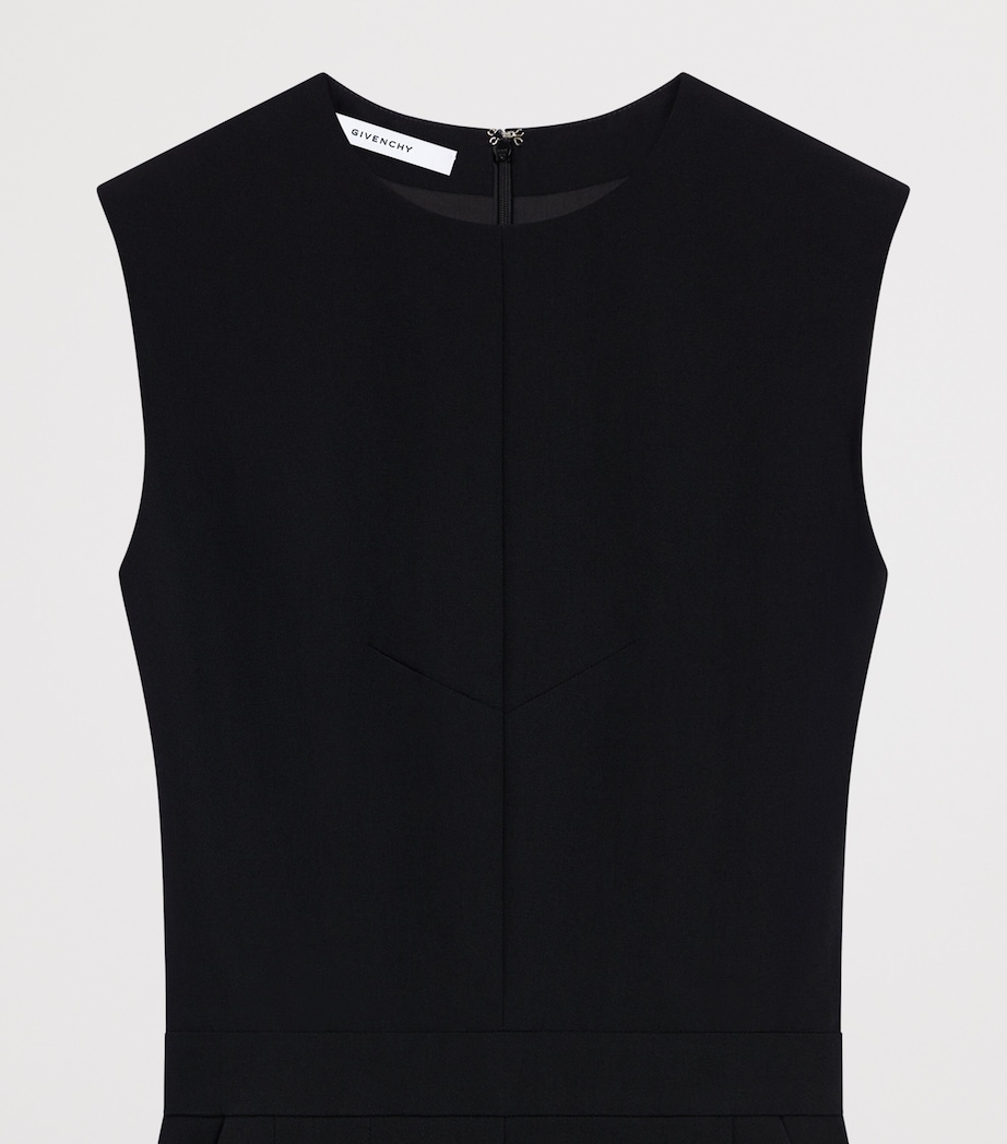 Givenchy Womens Wool Sliced Midi Dress Image 5