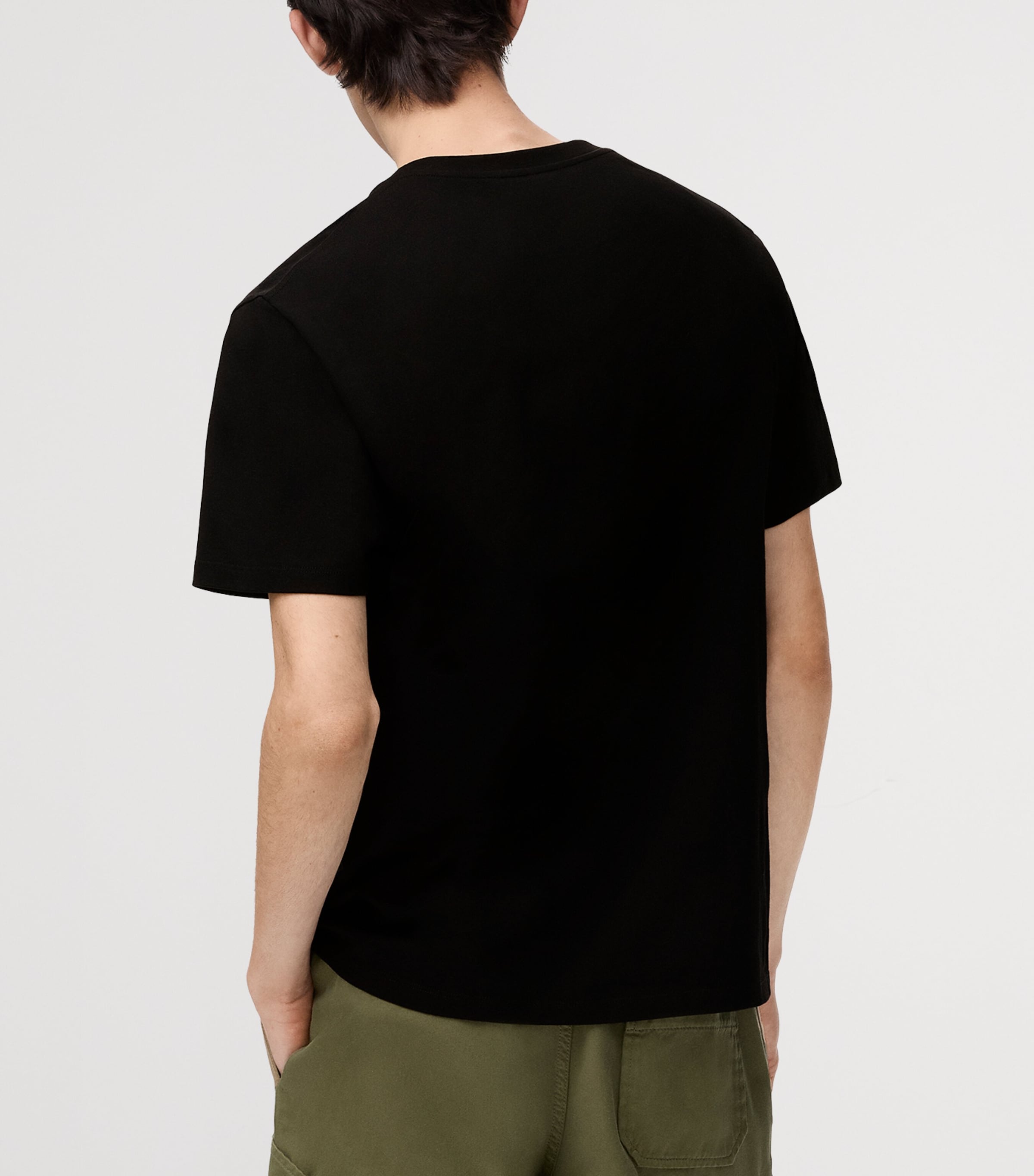 LOEWE Mens x Paula's Ibiza Anagram Relaxed T-Shirt Black Image 4