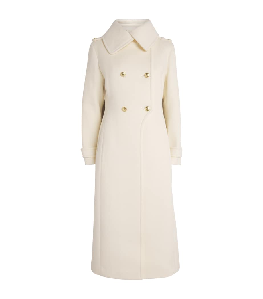 Wool Elodie-R Trench Coat C0253 CREAM Image 1