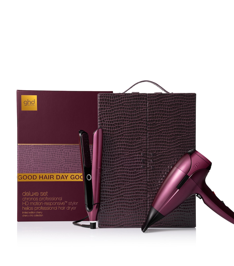 Deluxe Hair Dryer and Straighteners Gift Set NO COLOUR Image 1