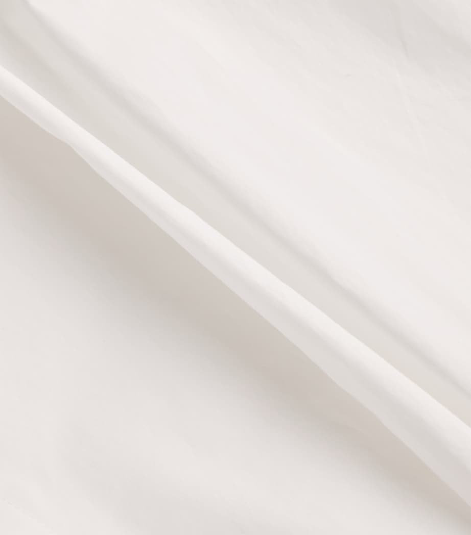 Eleventy Womens Stretch-Cotton Shirt Bianco Image 5