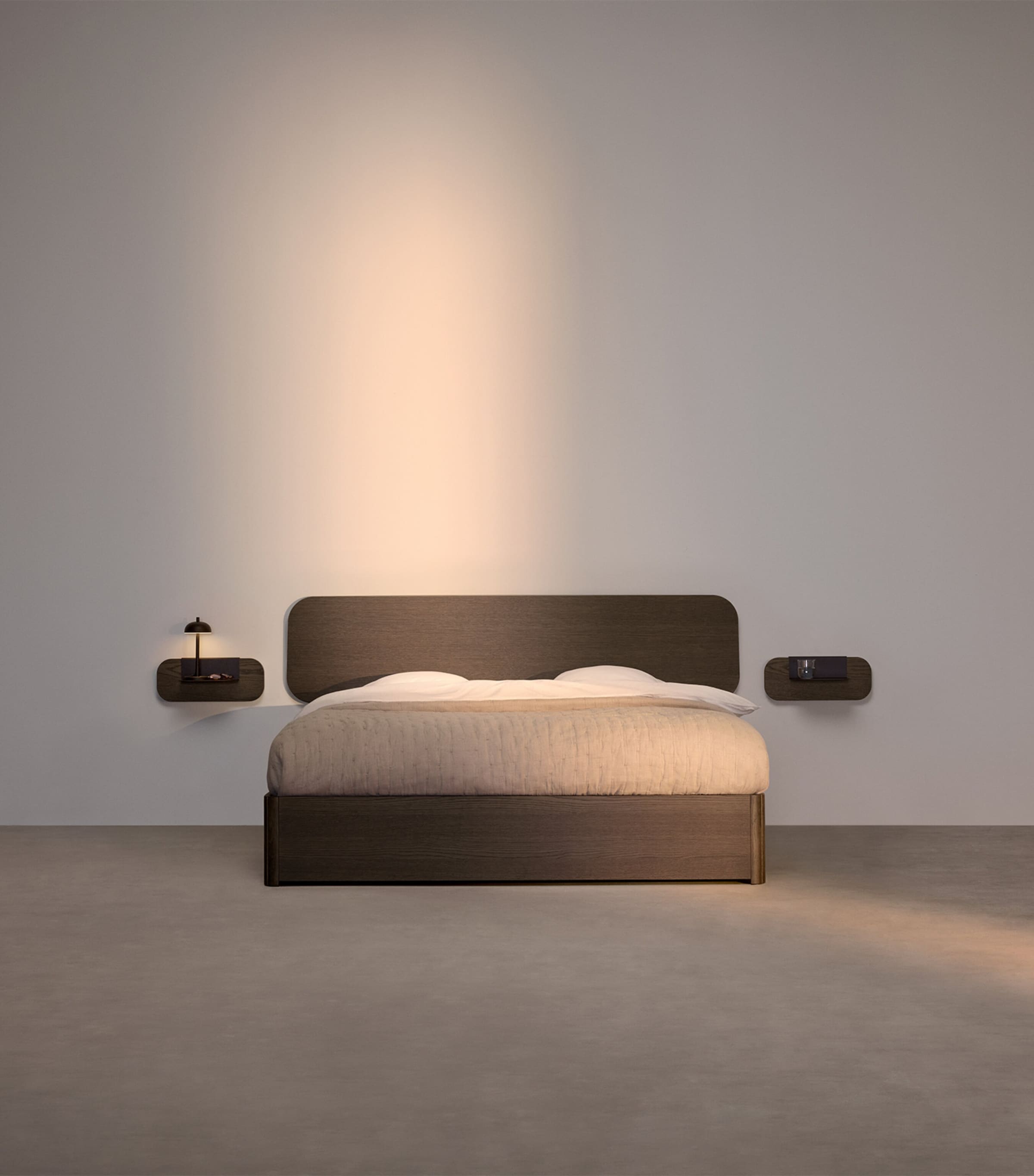 BoConcept Oak Element Queen Bed Dark Oak Image 1