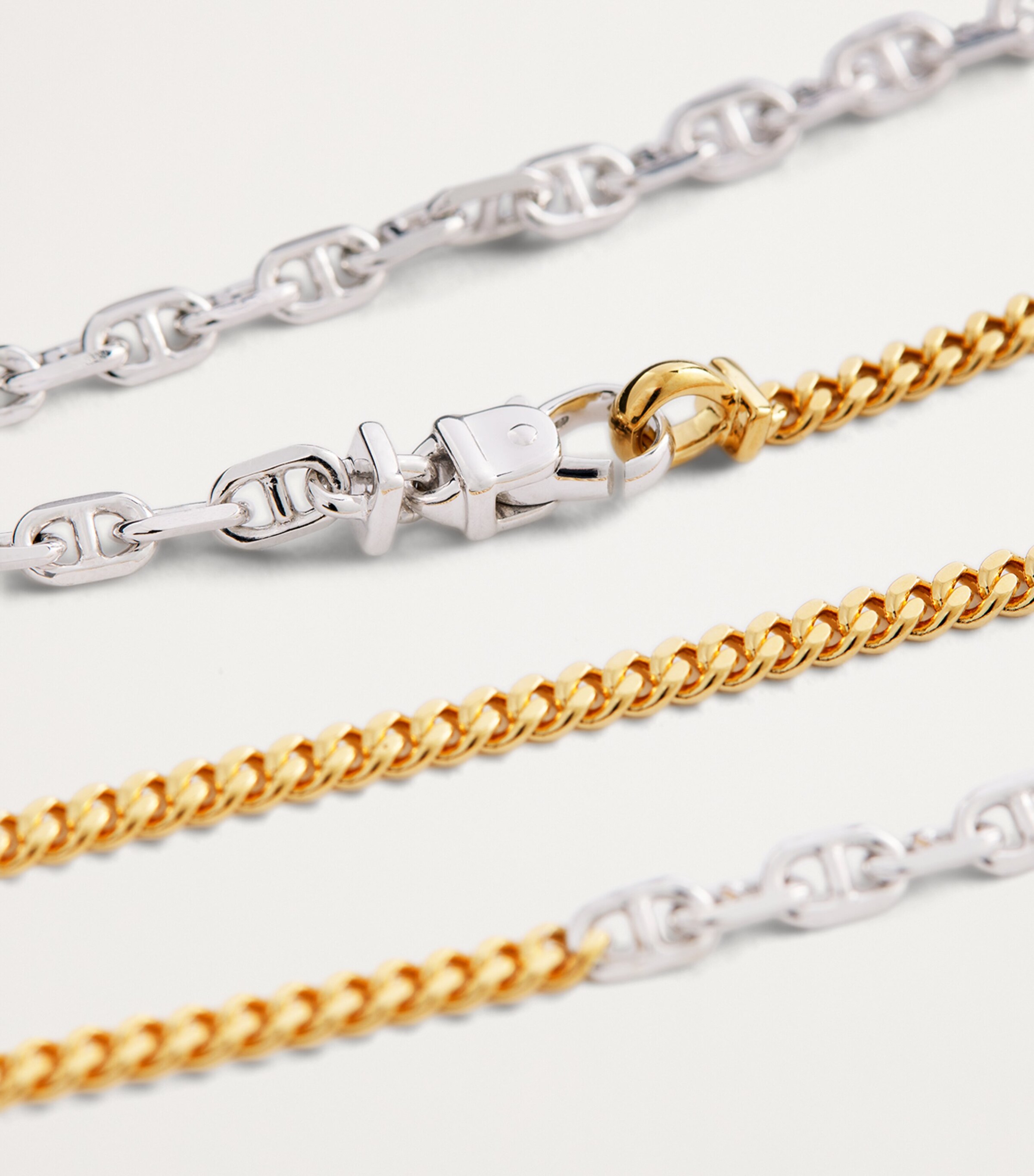 Rue Chain Duo Necklace NA Image 5