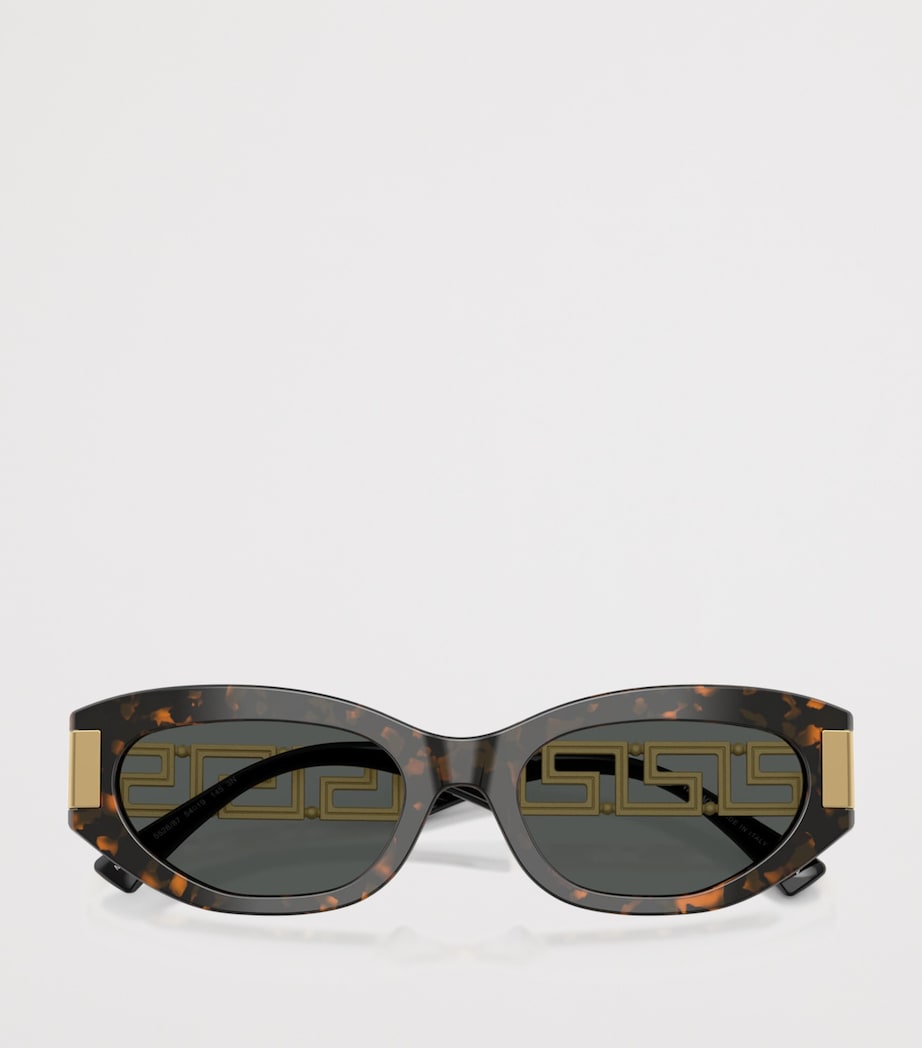 Versace Acetate VE4501 Cat Eye Sunglasses Brown Image 5