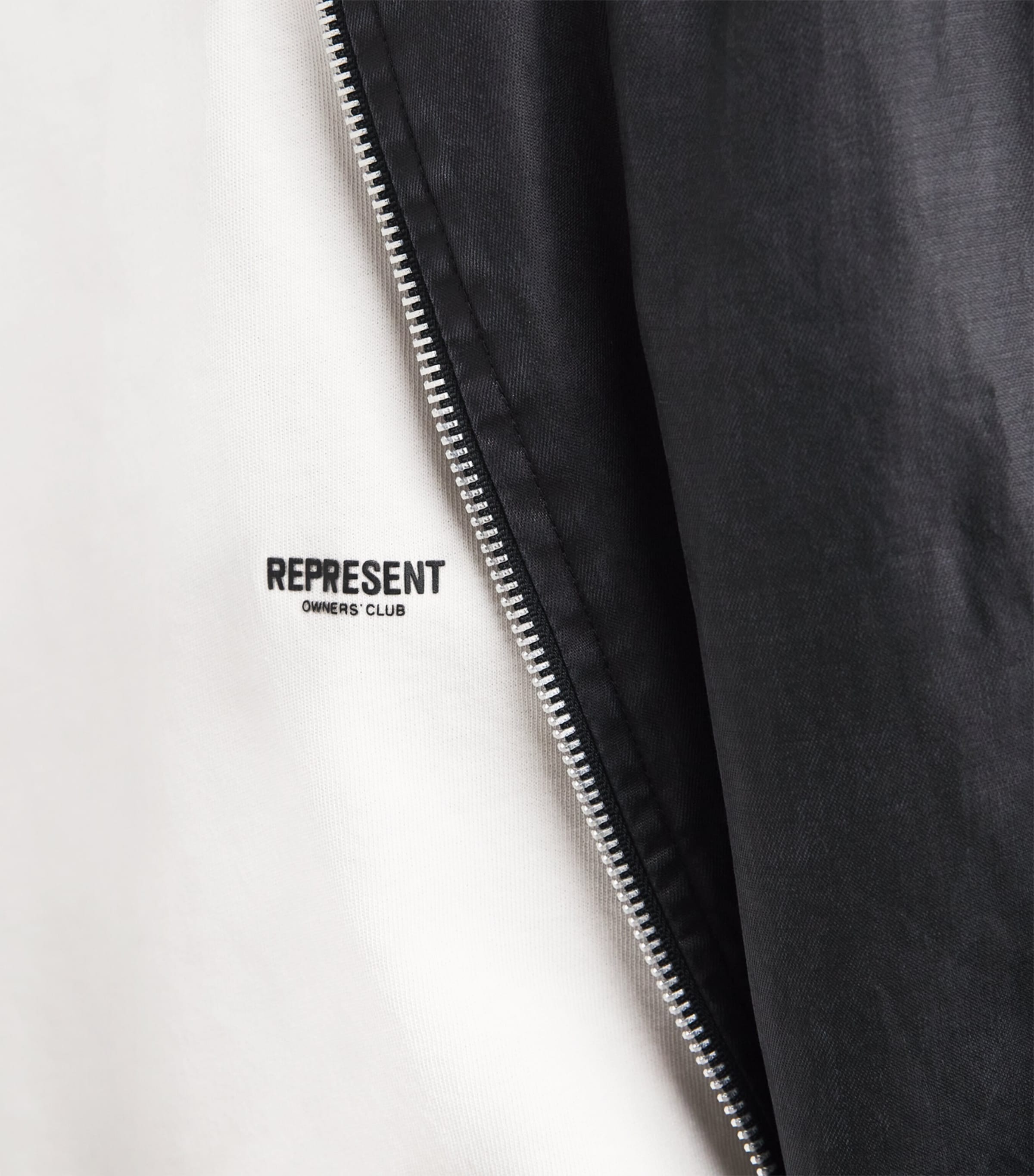 Represent Mens Cotton Micro Owners Club T-Shirt Flat White Image 3