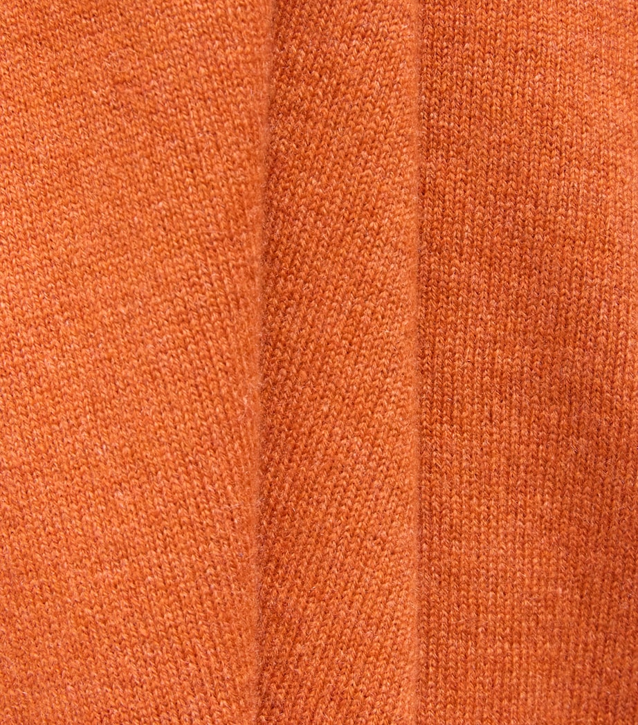 Eskandar Womens Cashmere Sweater Rust Image 6