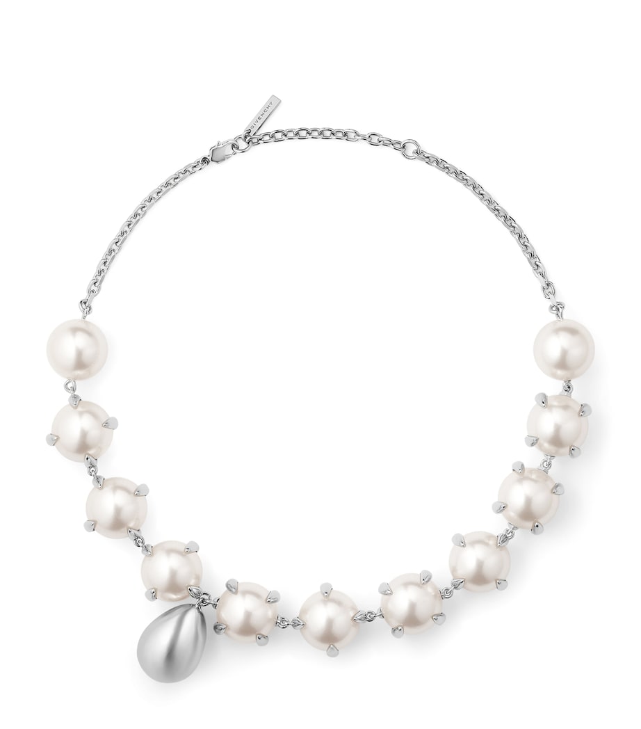 Givenchy Faux Pearl Necklace White/silvery Image 1