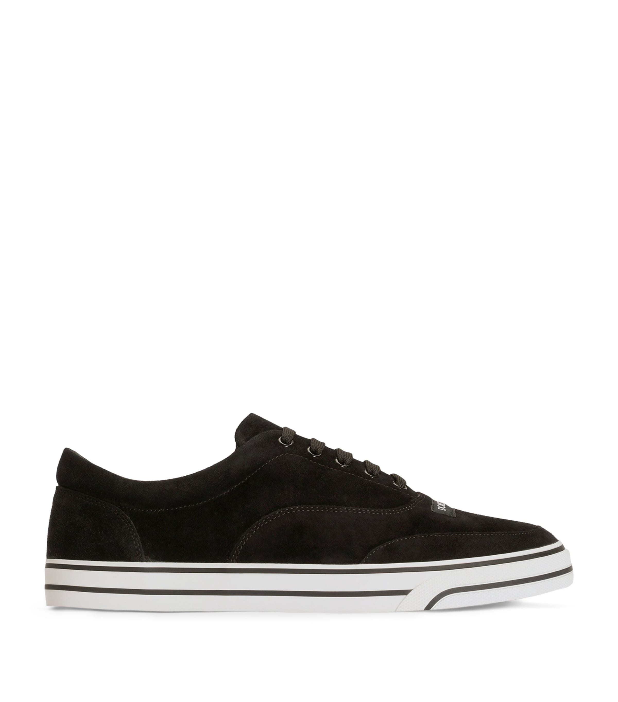 Dolce&Gabbana Suede Sailing Sneakers Black/black Image 1