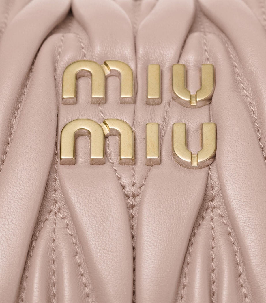 Small Matelassé Leather Wander Top-Handle Bag F0236 Image 5