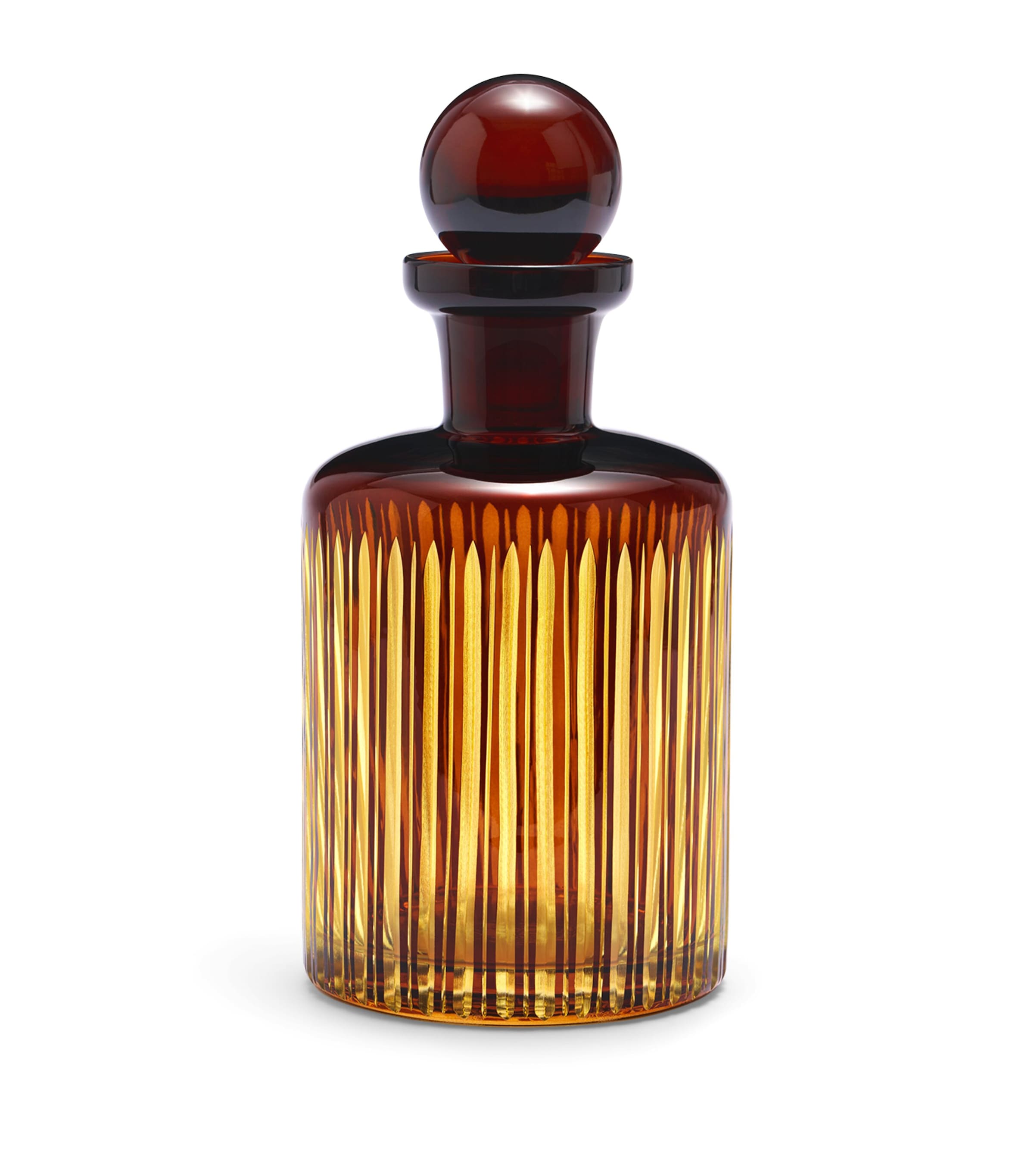 L'Objet Glass Prism Decanter (1.2L) Amber Image 1