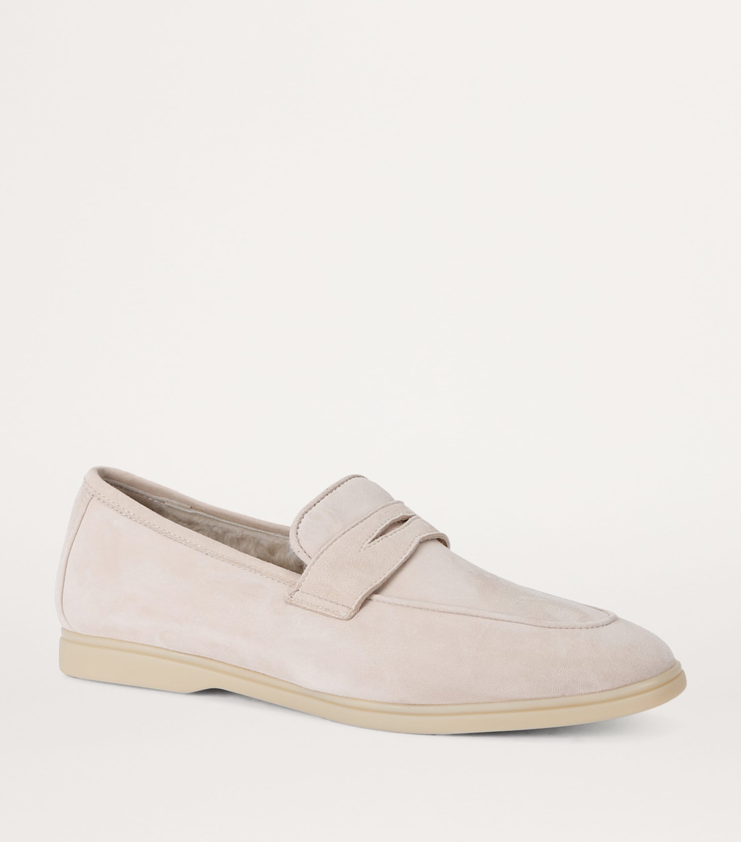 Bougeotte Suede Loisir Gommé Loafers Beige Image 3