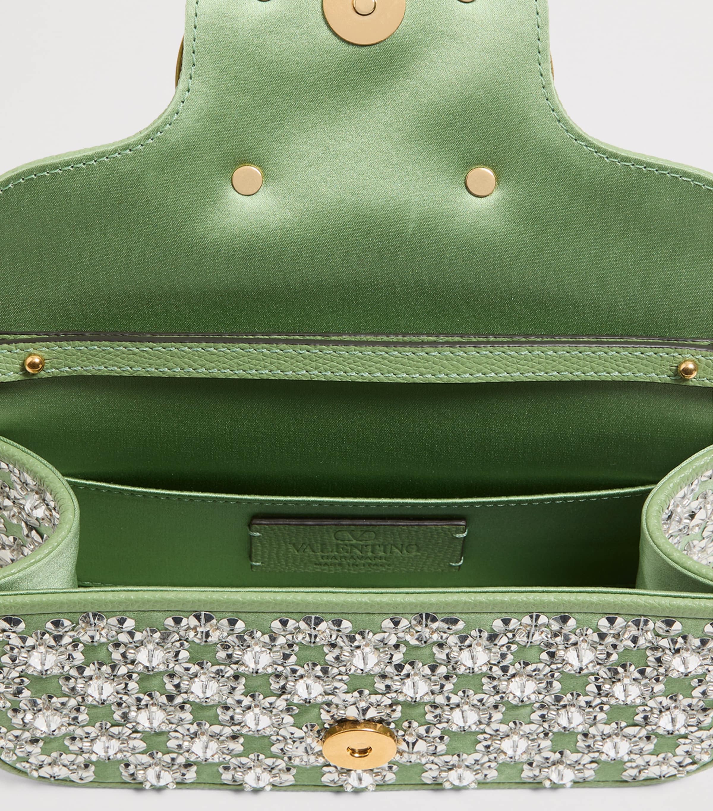 Valentino Garavani Small Embellished Locò Shoulder Bag Image 5