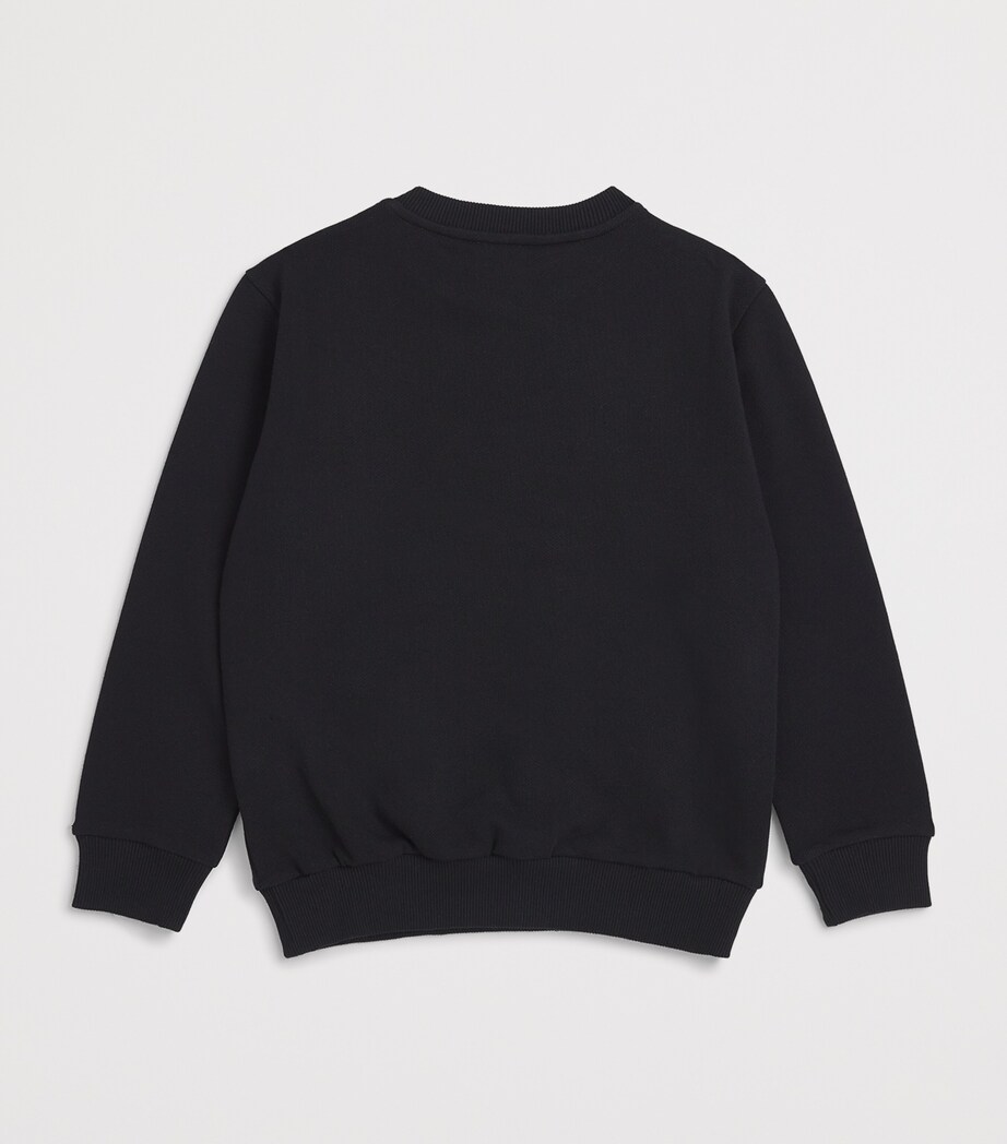 Logo Print Sweatshirt (4-14 Years) 930BLACK Image 2